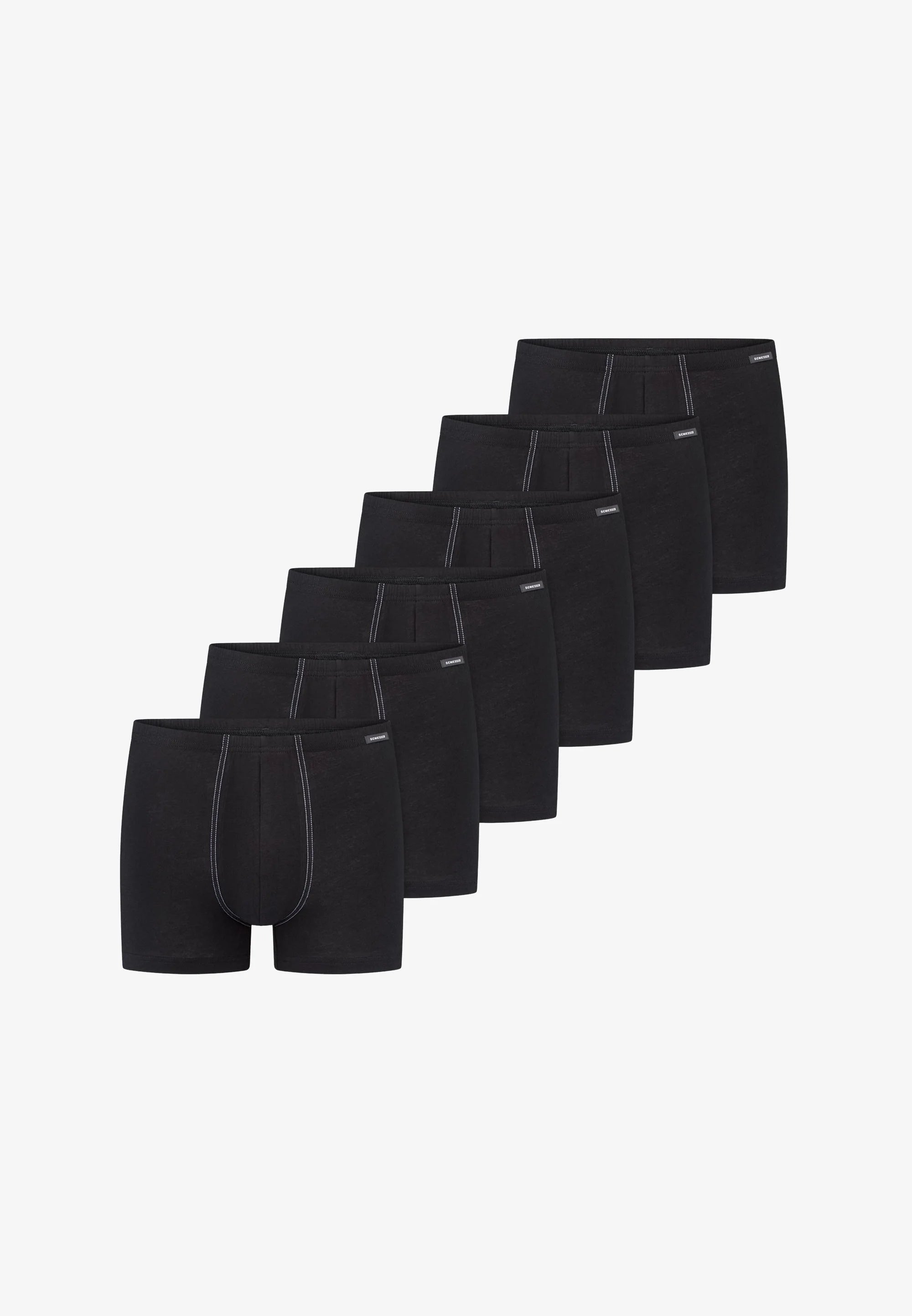 Lot de 6 caleçons Schiesser Essentials - Noir
