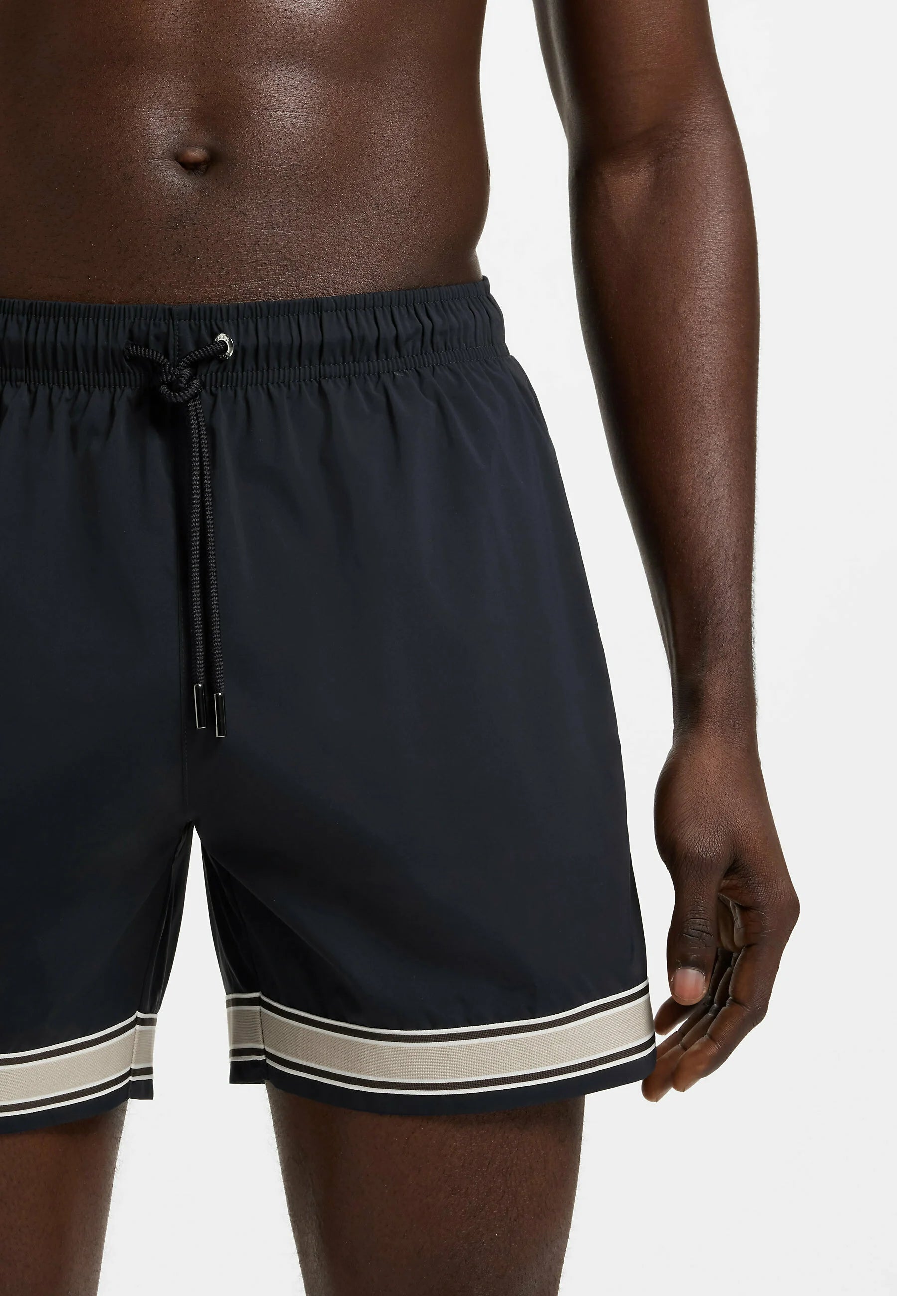 Short de bain BOSS Resort Tape – Bleu foncé Eight