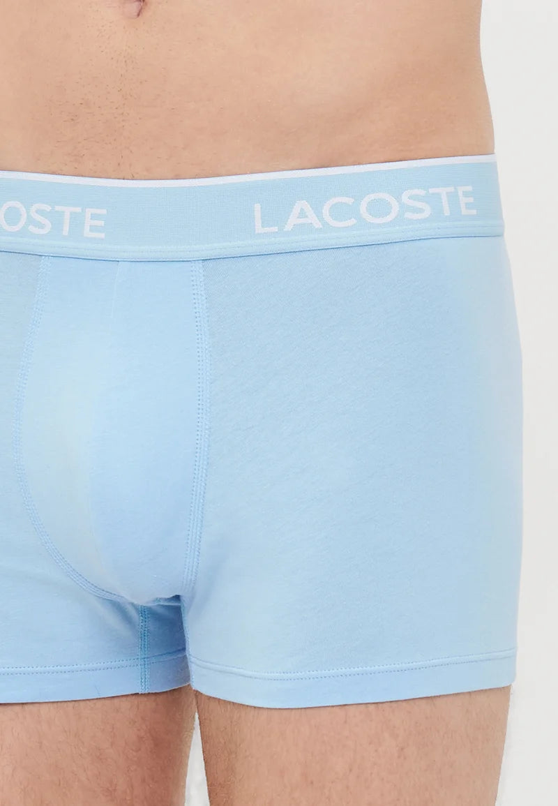 Lacoste Spodní prádlo Trunk 5 Pack Stretch Trunks – přehled, Methylen, Navy Blue