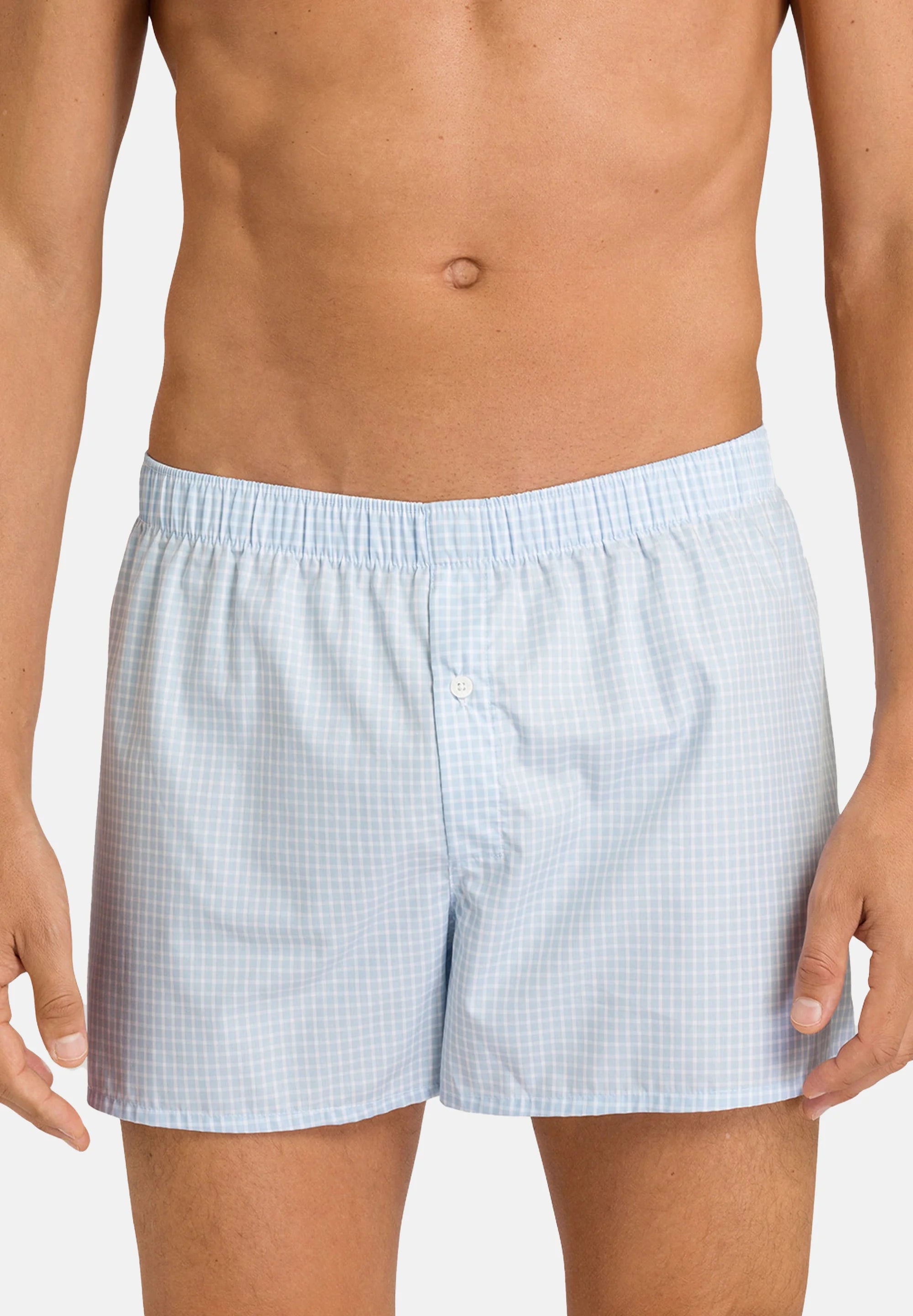HANRO 2 Pack Boxer Shorts – Small Vichy Check