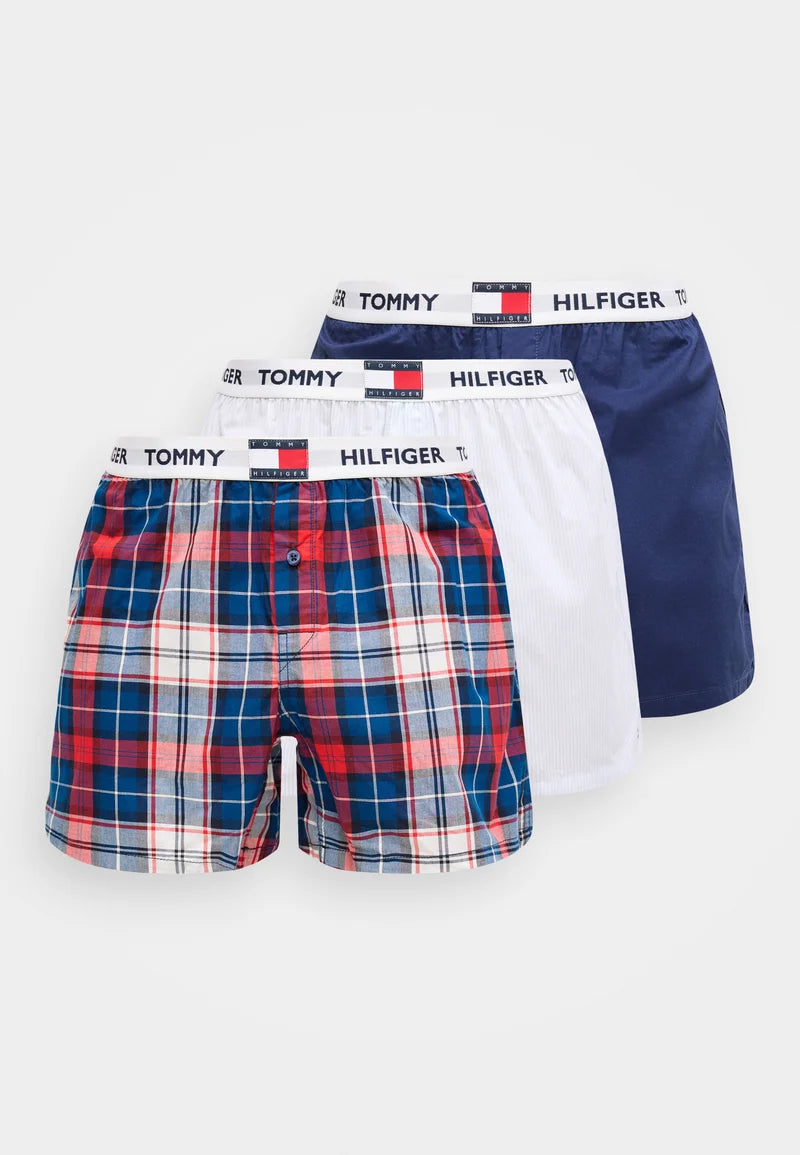Tommy Hilfiger Heritage 3 Pack Boxer Shorts – Navy, Ithica