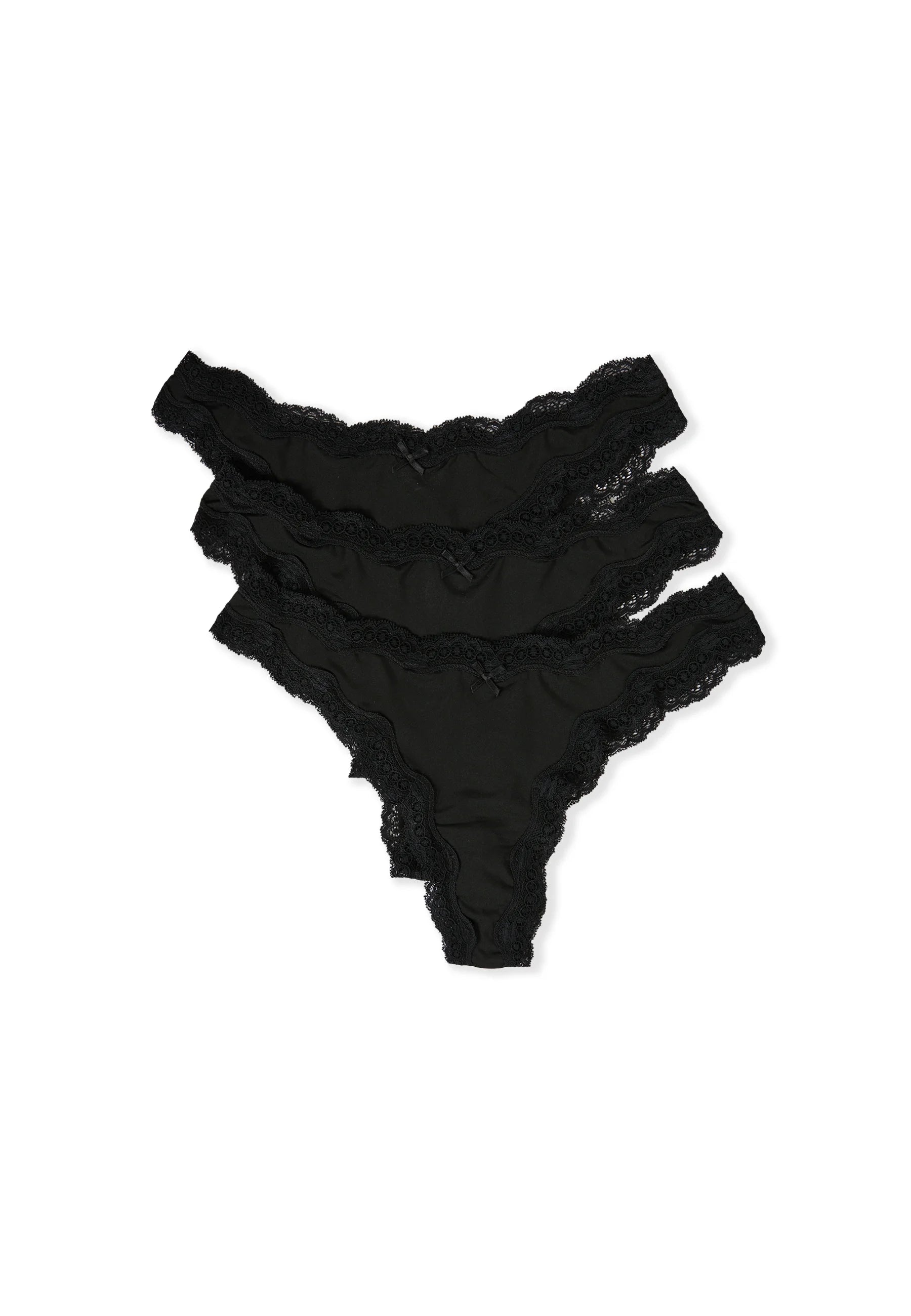 Etam Jim Briefs – 3 Pack, Black