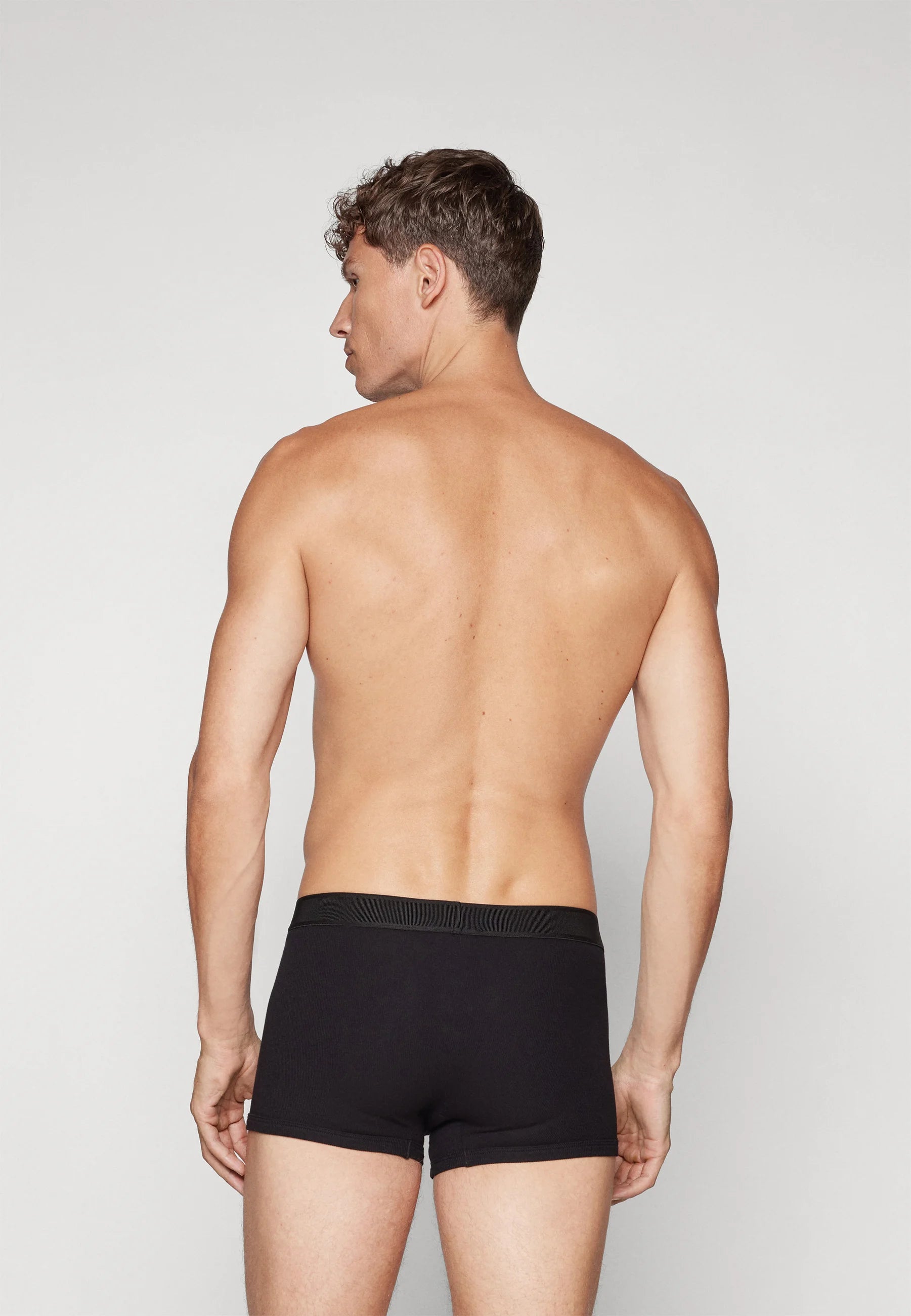 Versace Cotton Stretch Trunks – Black