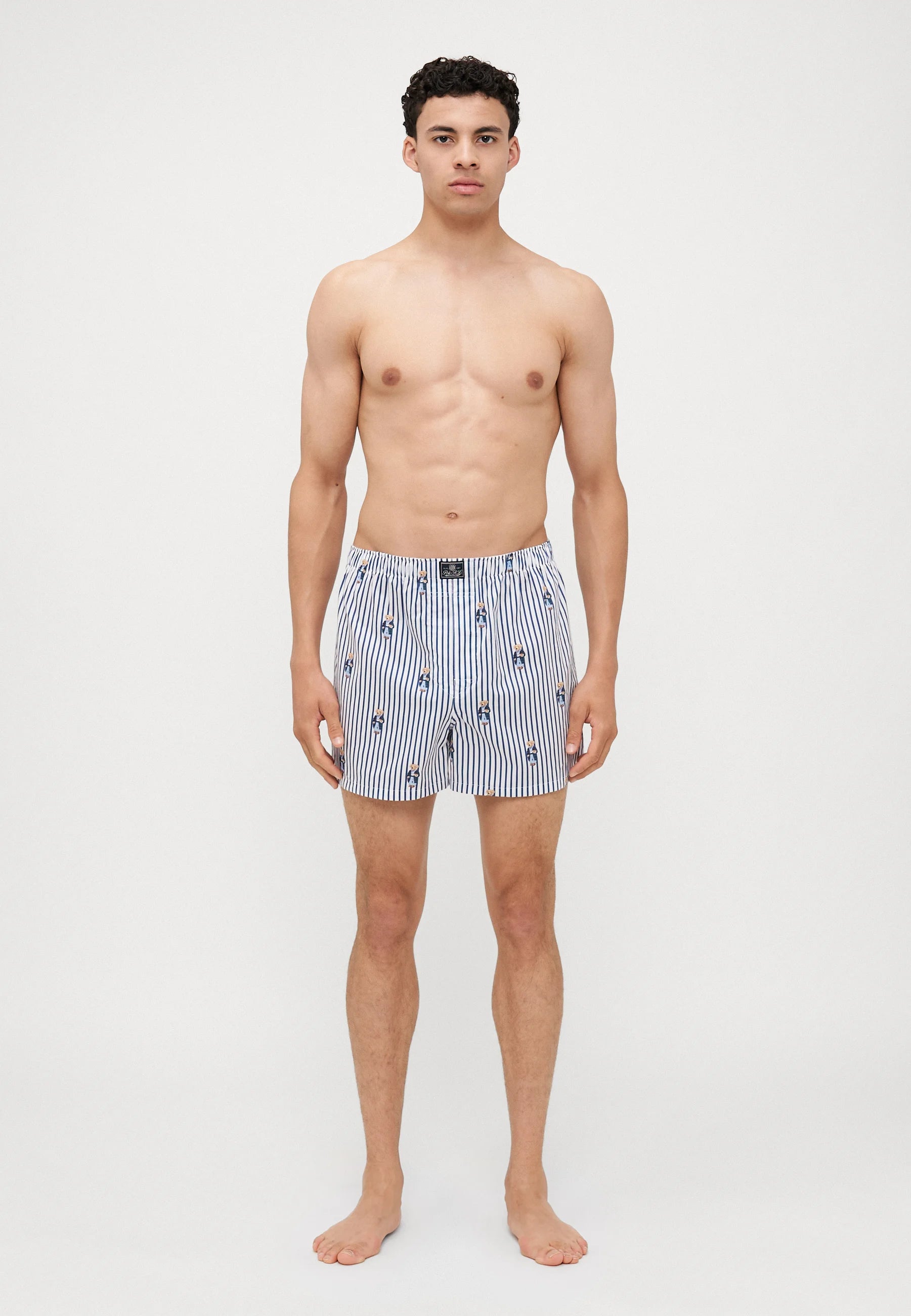 Polo Ralph Lauren Bavlněné boxerky – 3 balení – modrá, bílá