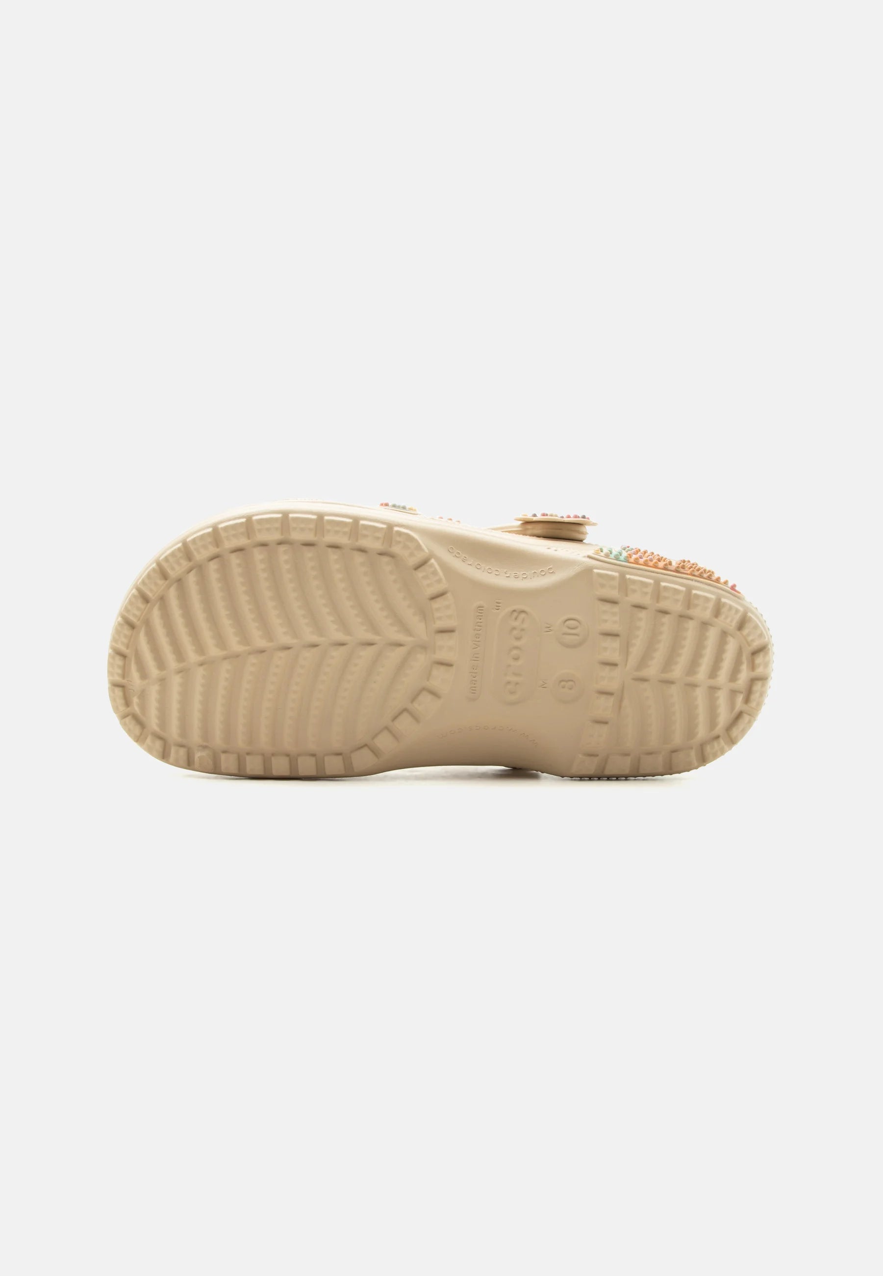 Crocs Classic Summer Beaded Unisex Mules – Beige