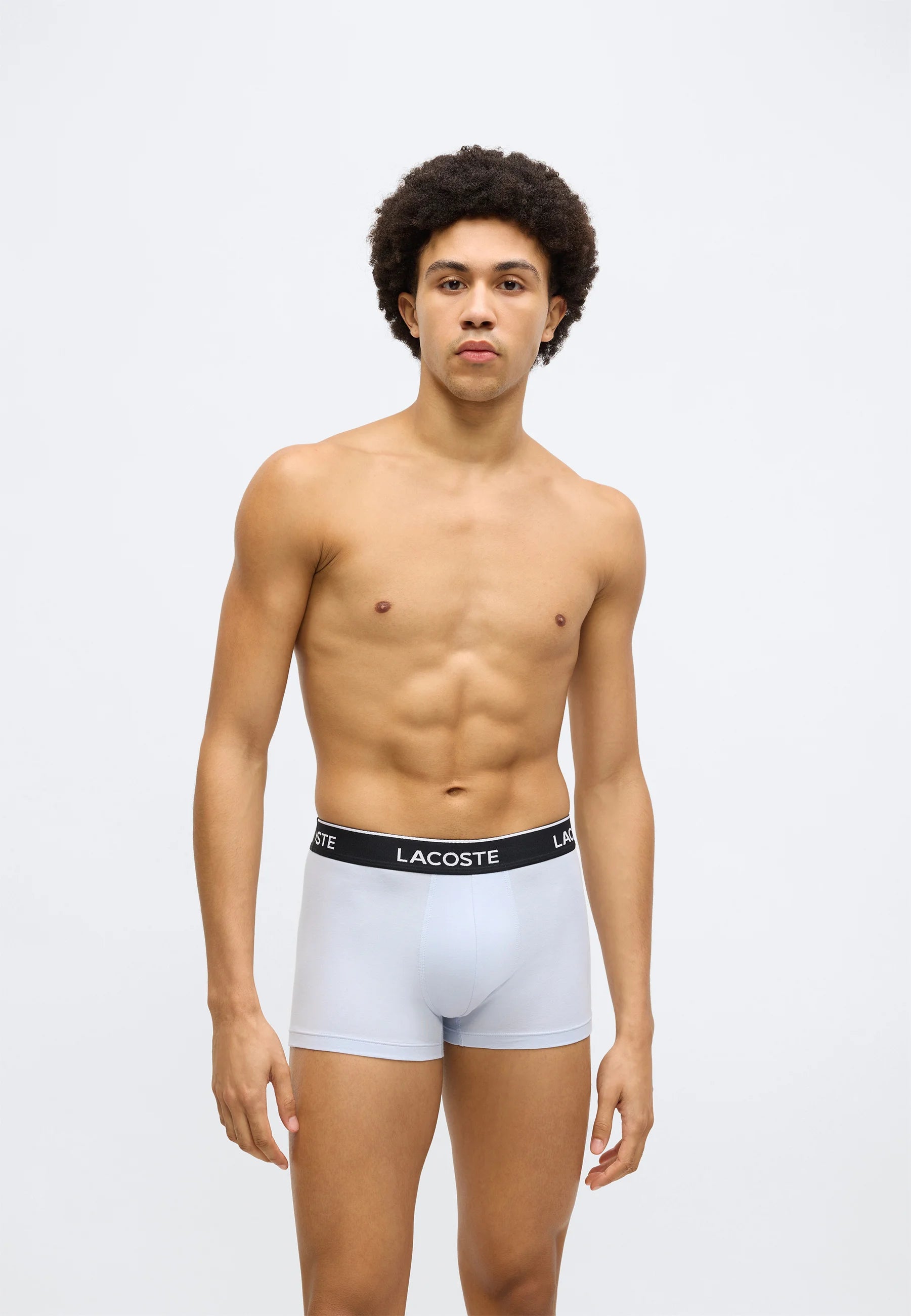 Lacoste Court Classic Stretch Trunks 3 Pack – zelená, tmavě modrá, světle modrá
