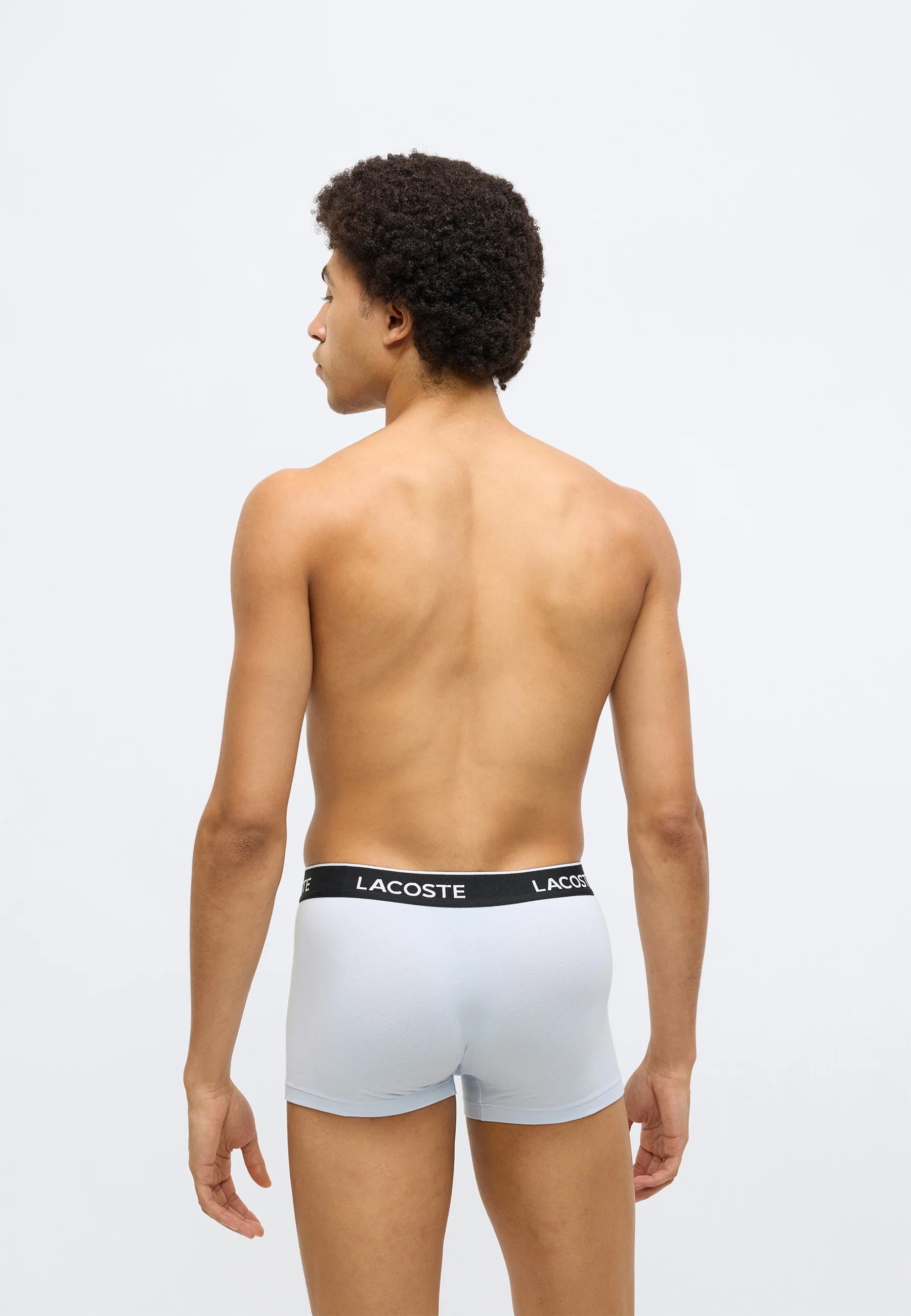 Lacoste Court Classic Stretch Trunks 3 Pack – zelená, tmavě modrá, světle modrá