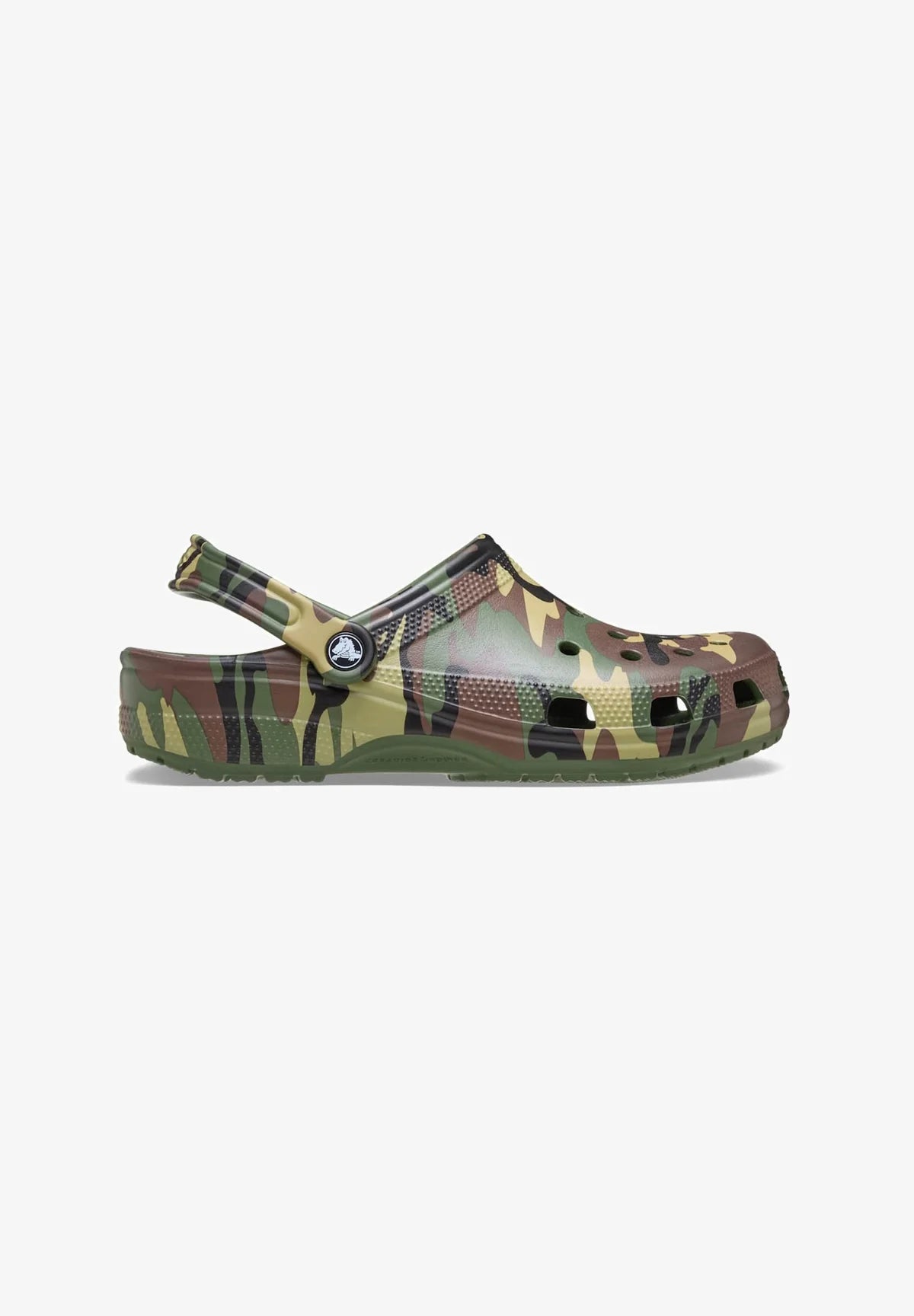 Crocs Classic Camouflage Clog – Armeegrün Multi