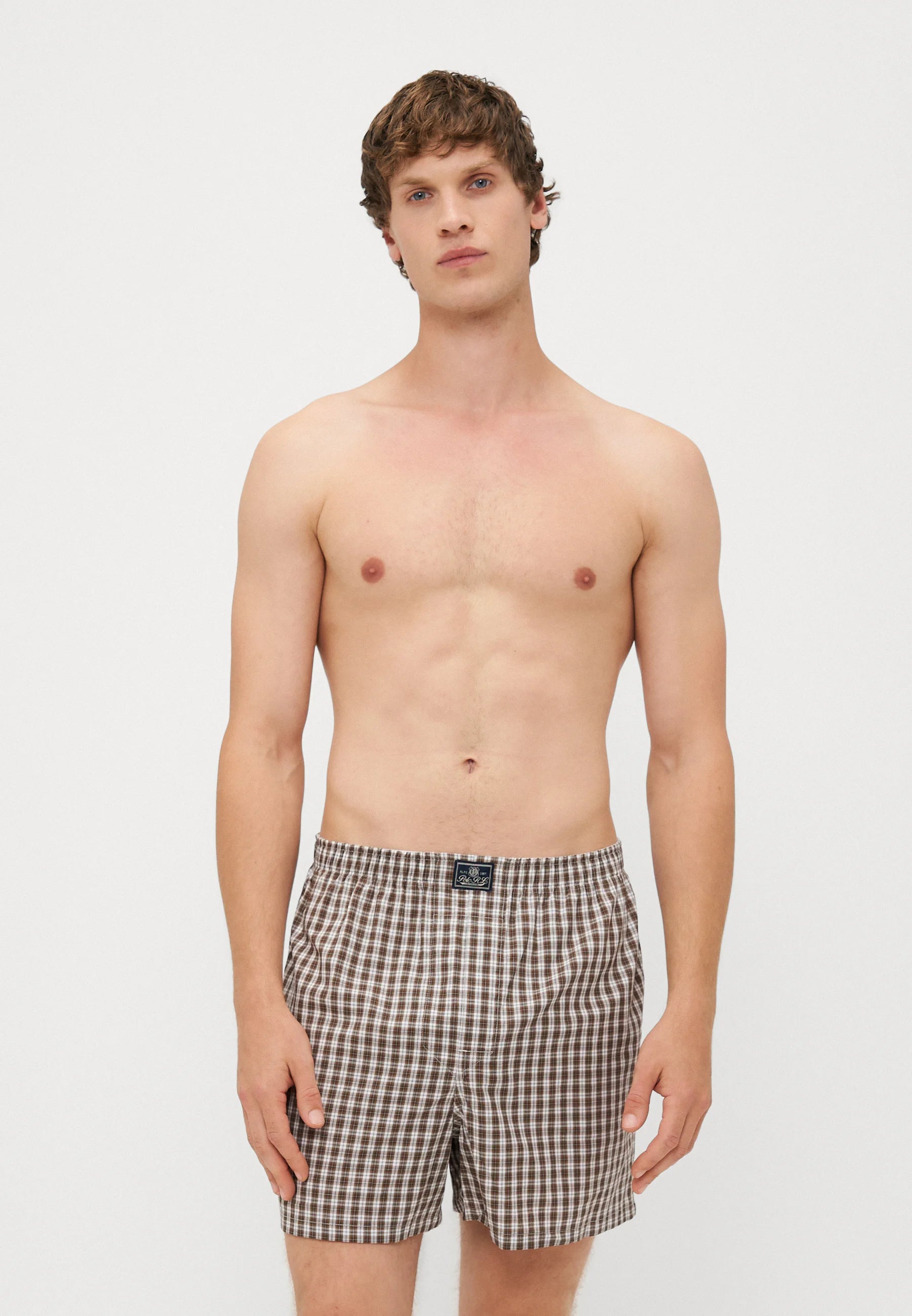 Polo Ralph Lauren Cotton Open Boxer Shorts – 3 Pack – Camel, Blue, Brown