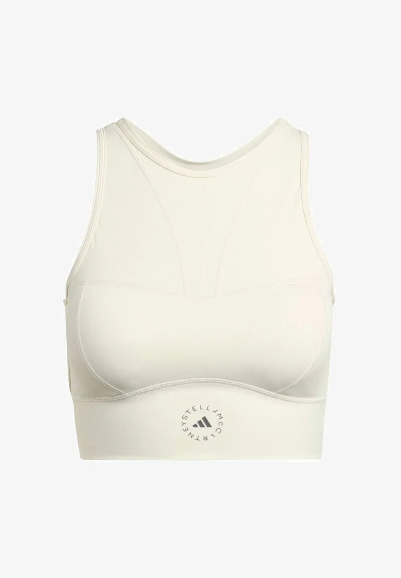 Soutien-gorge de sport Adidas by Stella McCartney Training Crop Medium Support – Almond Milk SMC