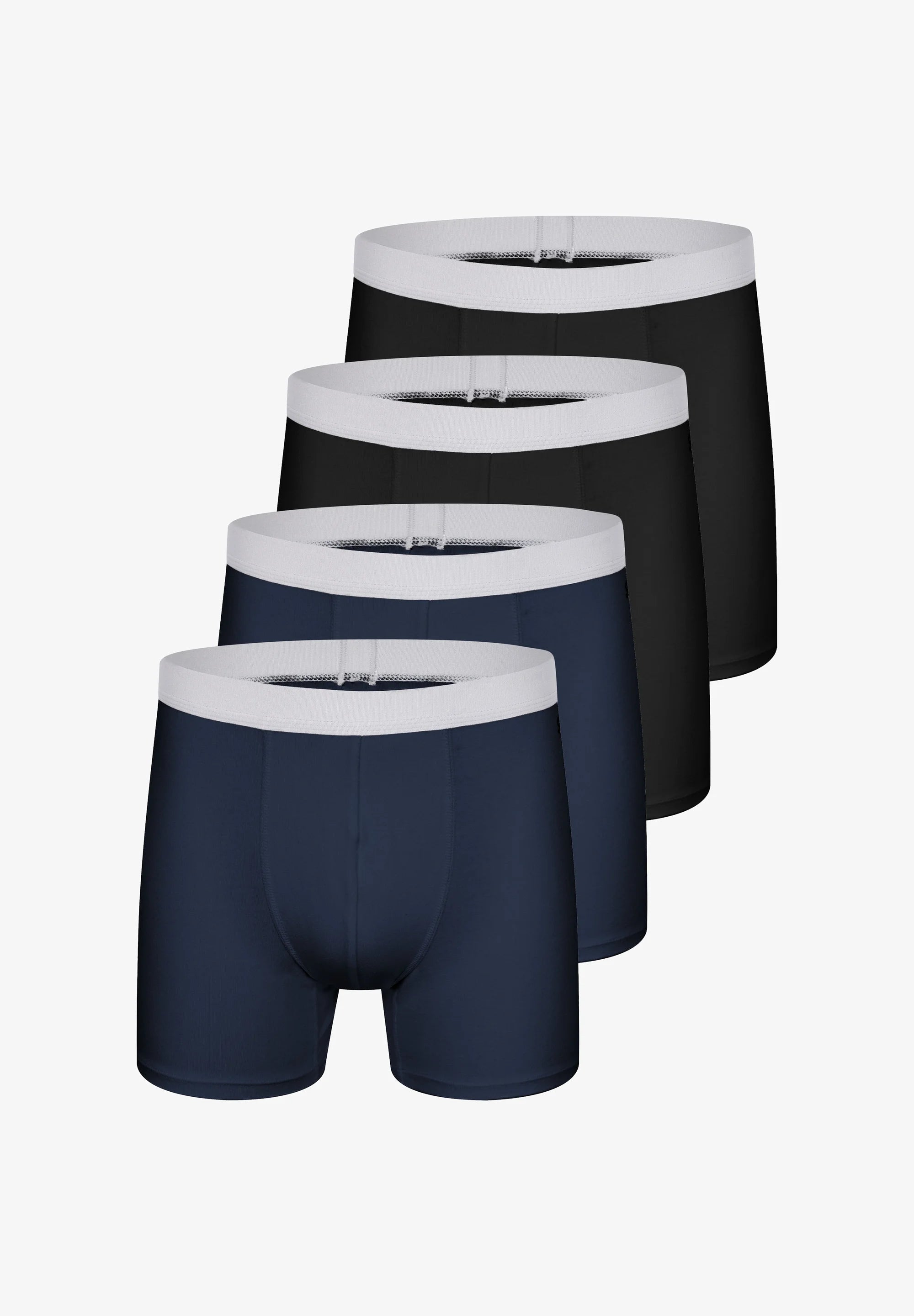 Confezione da 4 boxer Sloggi: nero, blu scuro