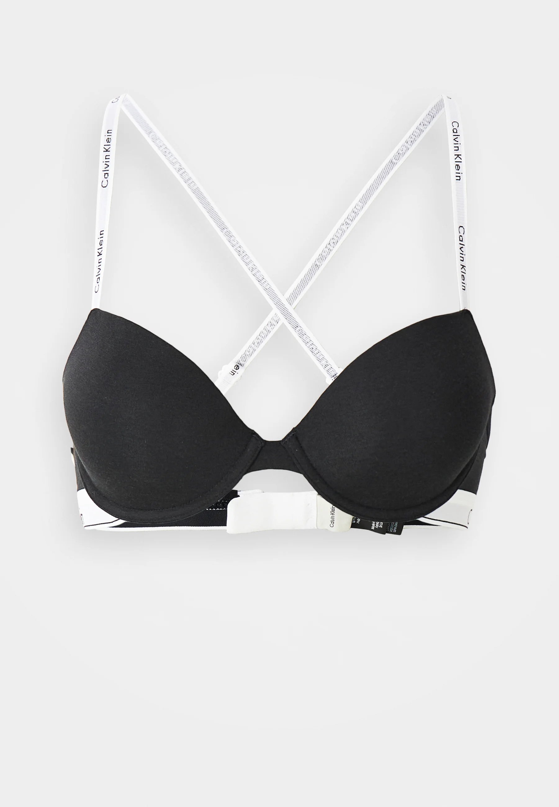 Calvin Klein Icon Leicht gefütterter Demi-T-Shirt-BH – Schwarz