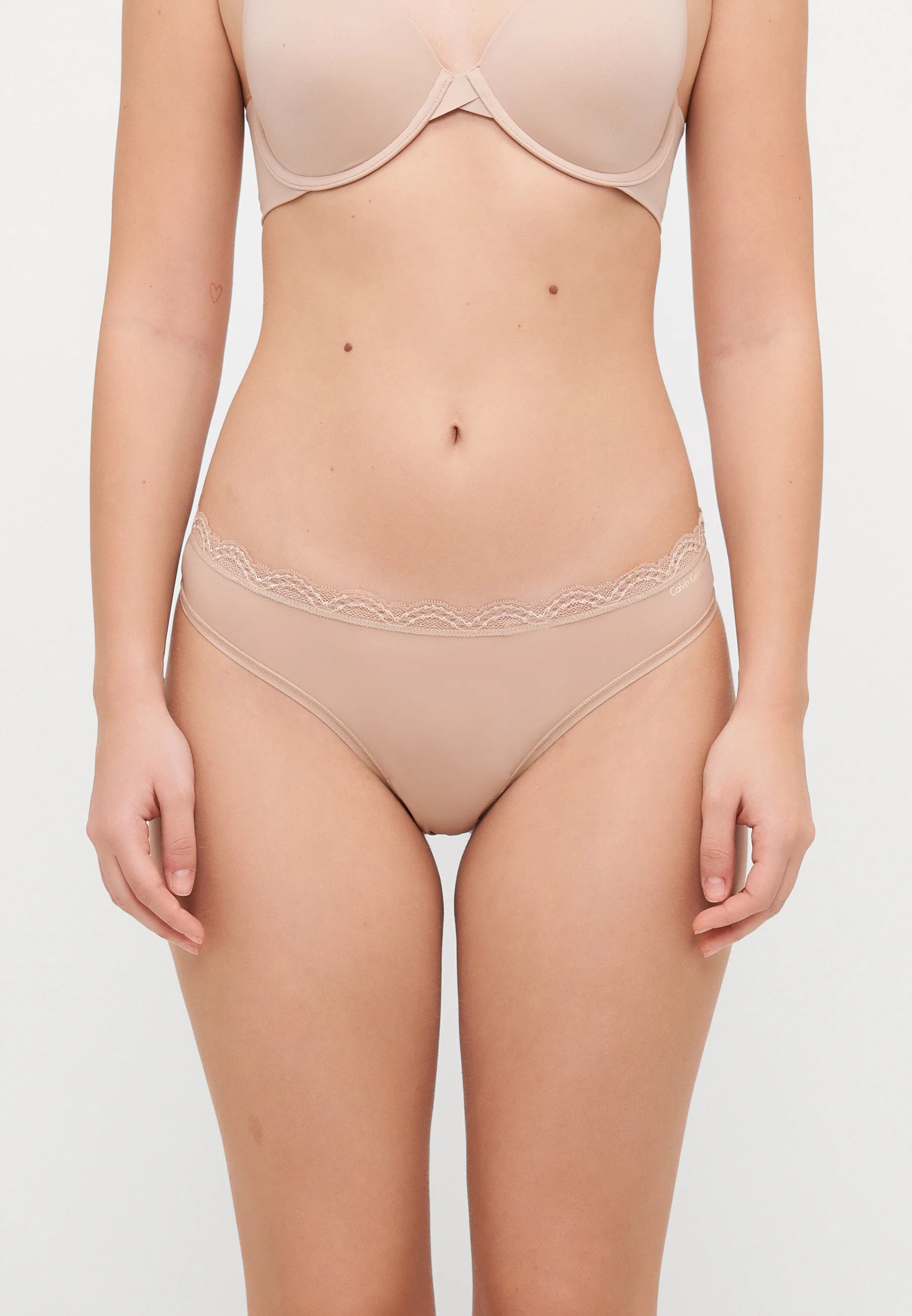 Calvin Klein Microfiber Stretch Thong – Cedar