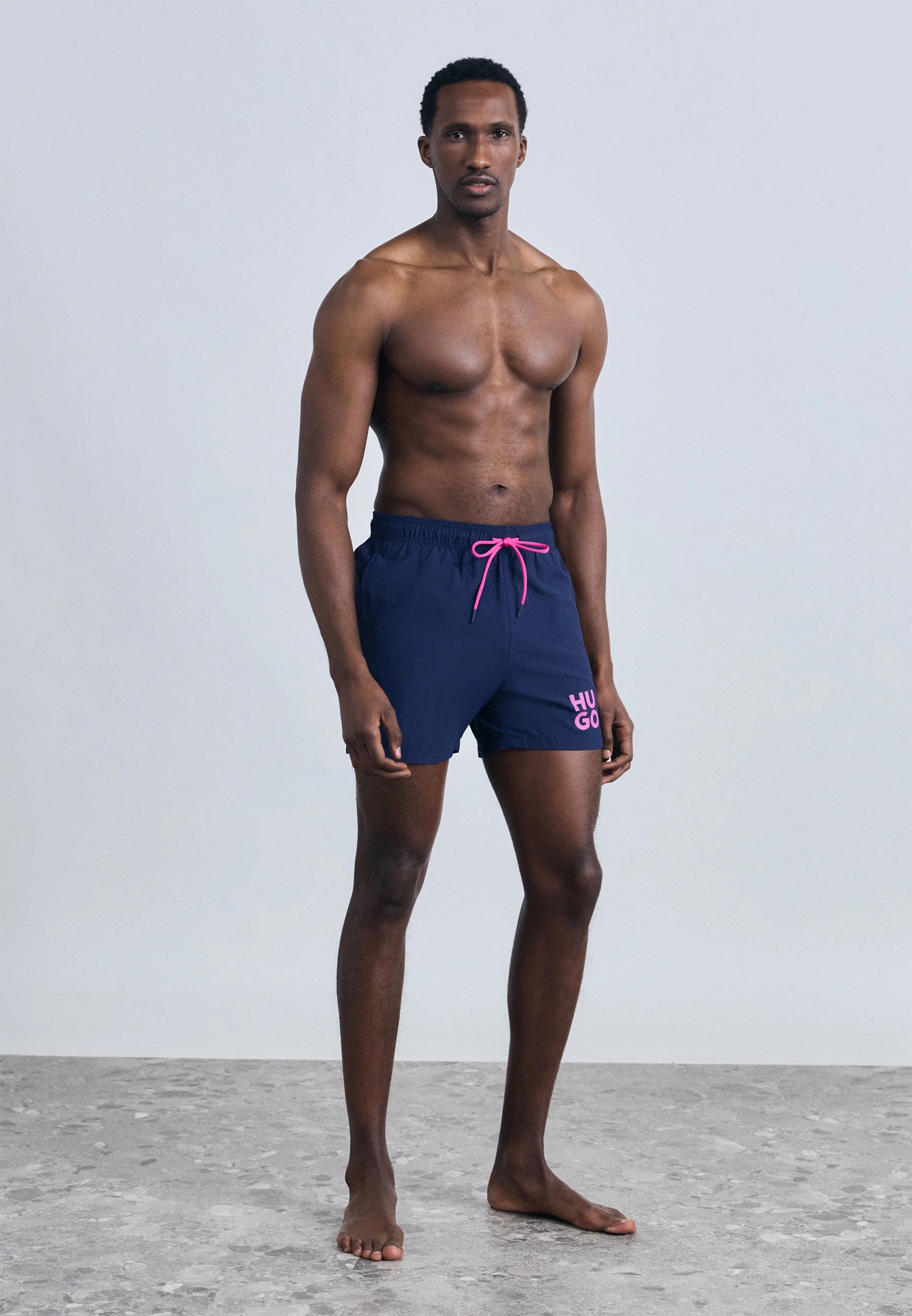 HUGO Paolo Swim Shorts – Navy