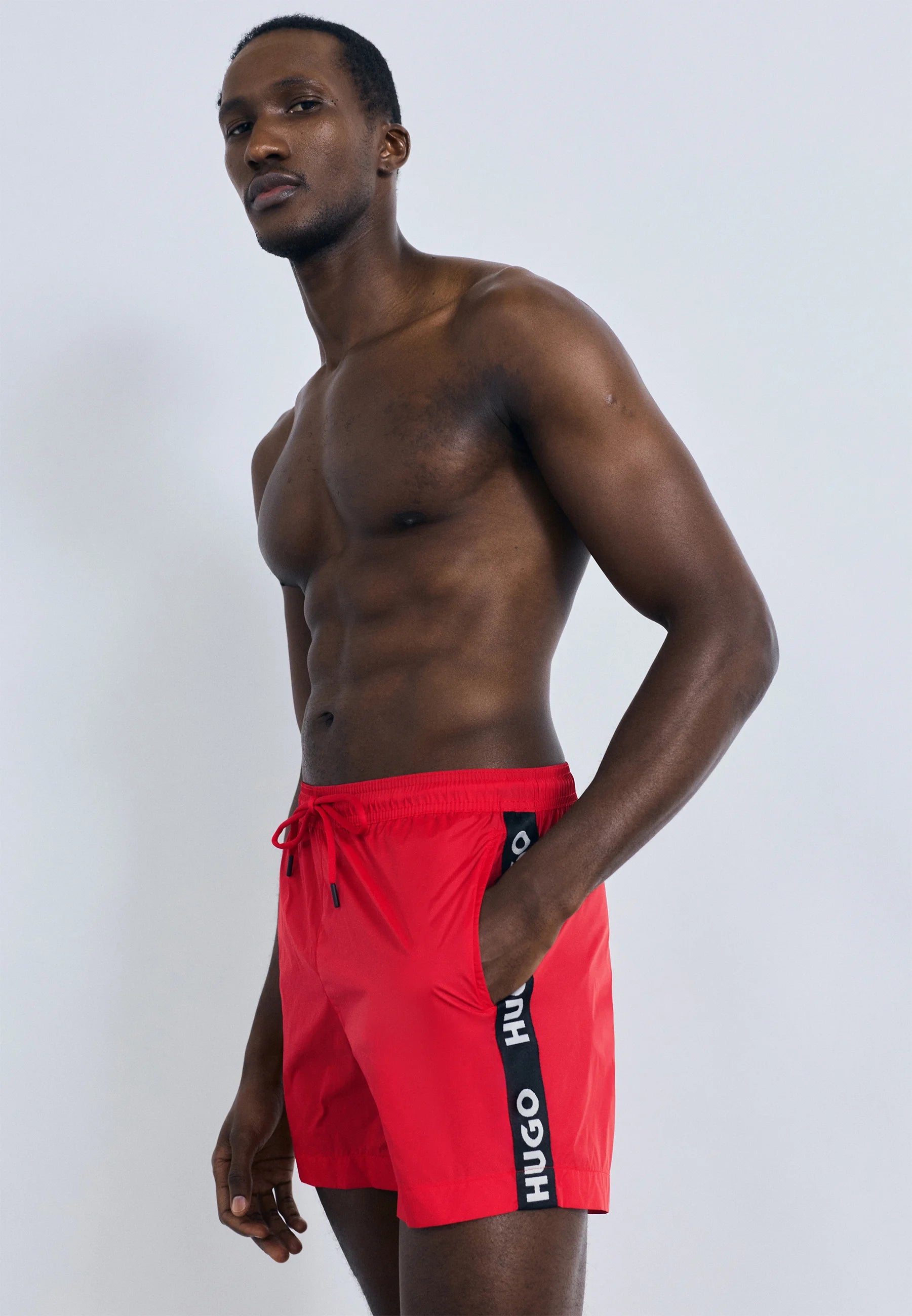 HUGO Fab Swimming Shorts – Open Pink