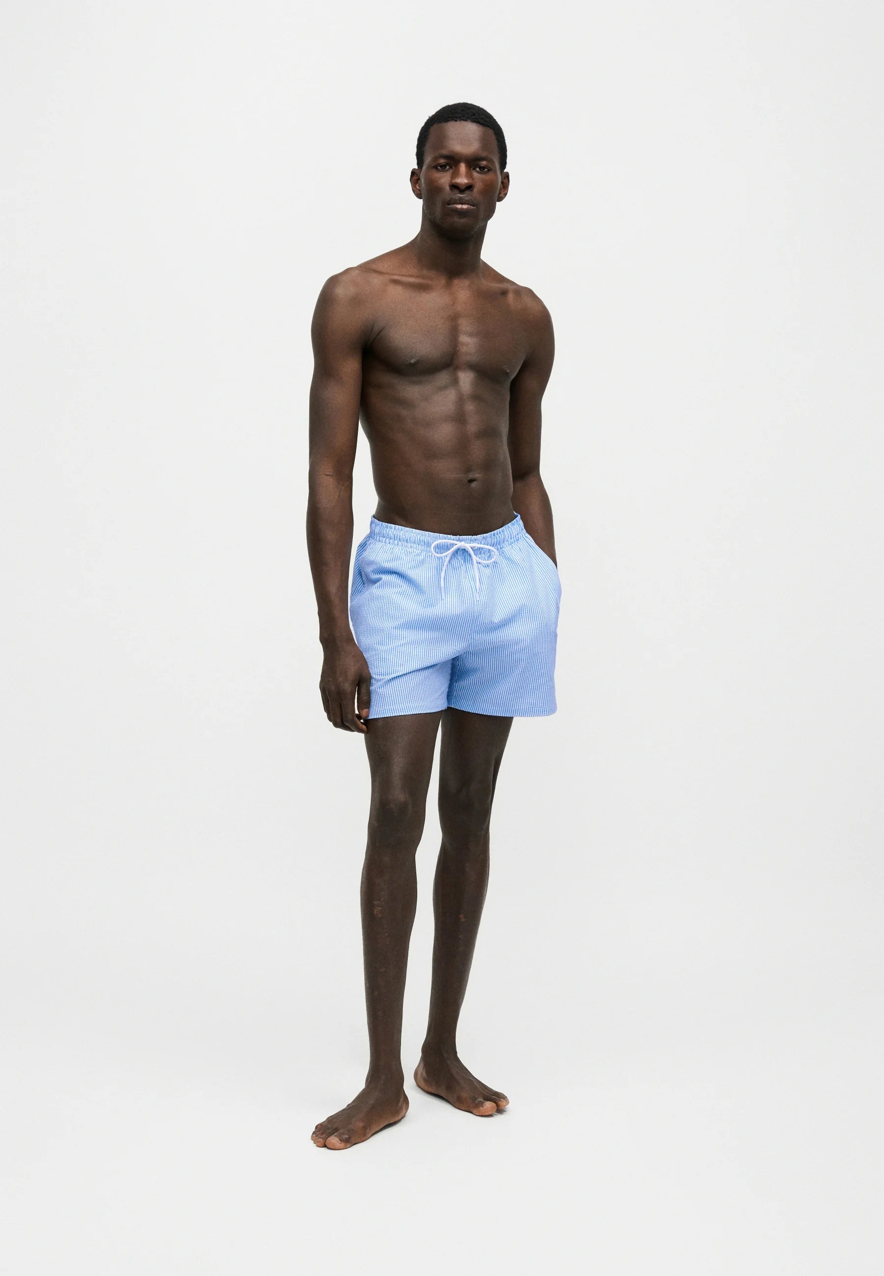 Short de bain Nike Swim Breaker Ripple Texture Volley - Cristal bleu