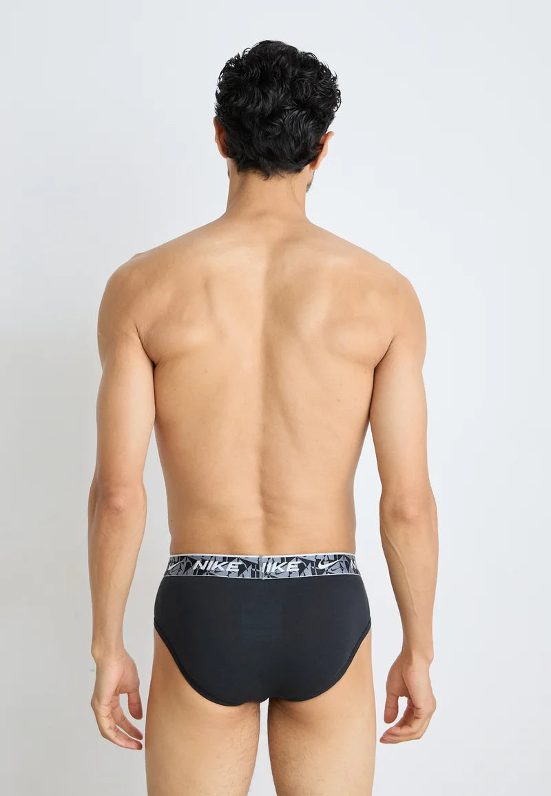 Nike Sous-vêtements Slip 3 Pack – Noir, Multicolore