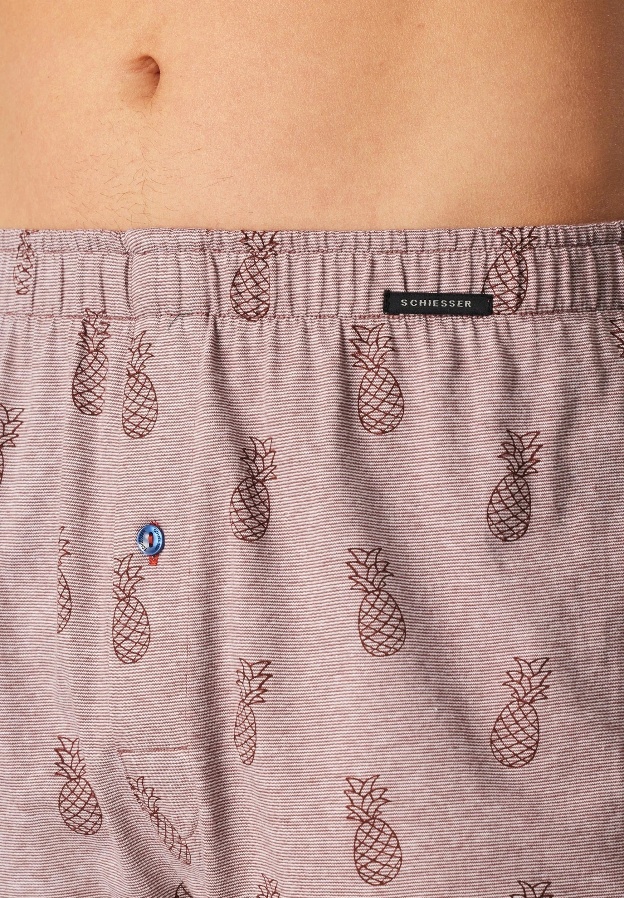 Boxerky Schiesser Single Jersey 6 Pack – tmavě modré, červené