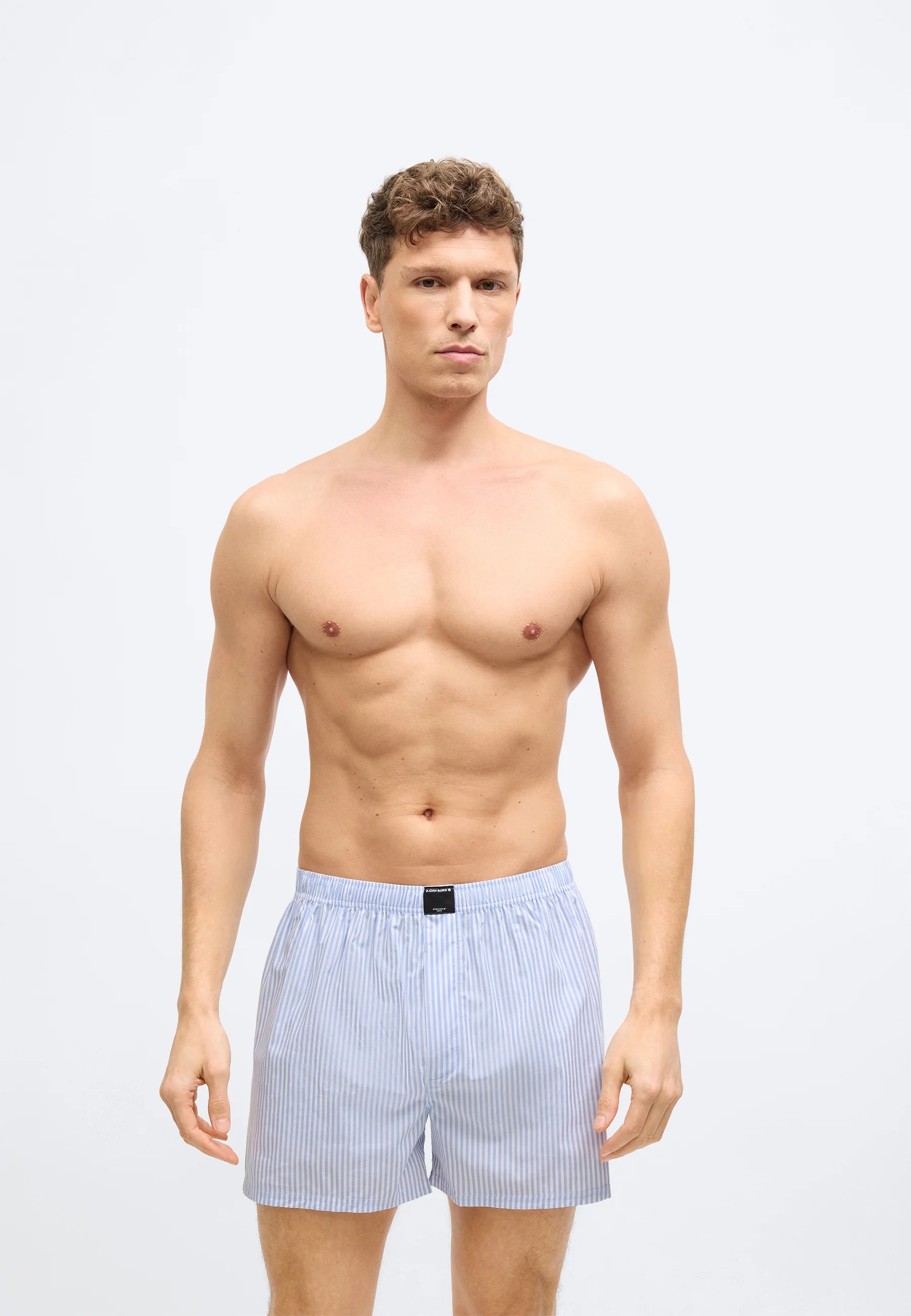 Boxerky Björn Borg Stretch 2 Pack – bílé, modré
