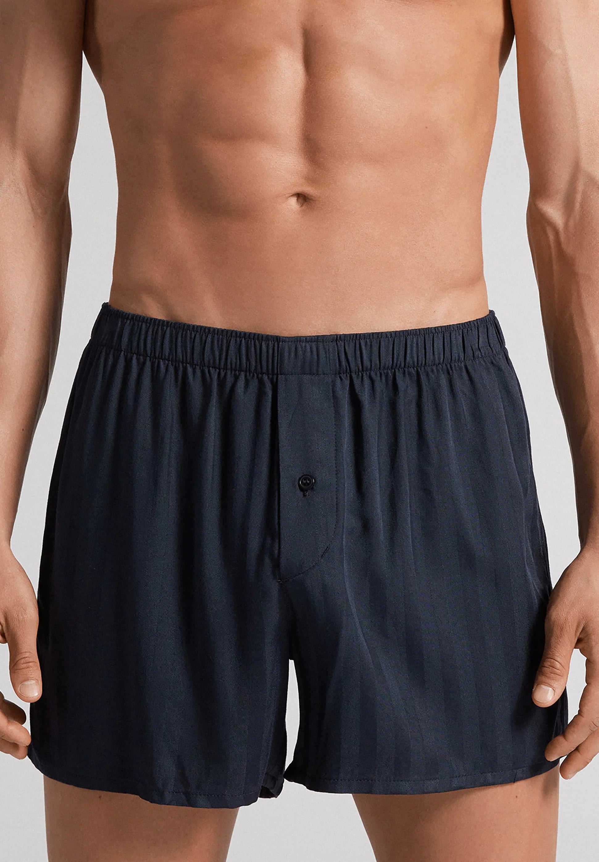 IUMAN Intimissimi Uomo Vertical Stripe Boxer Shorts – Blue
