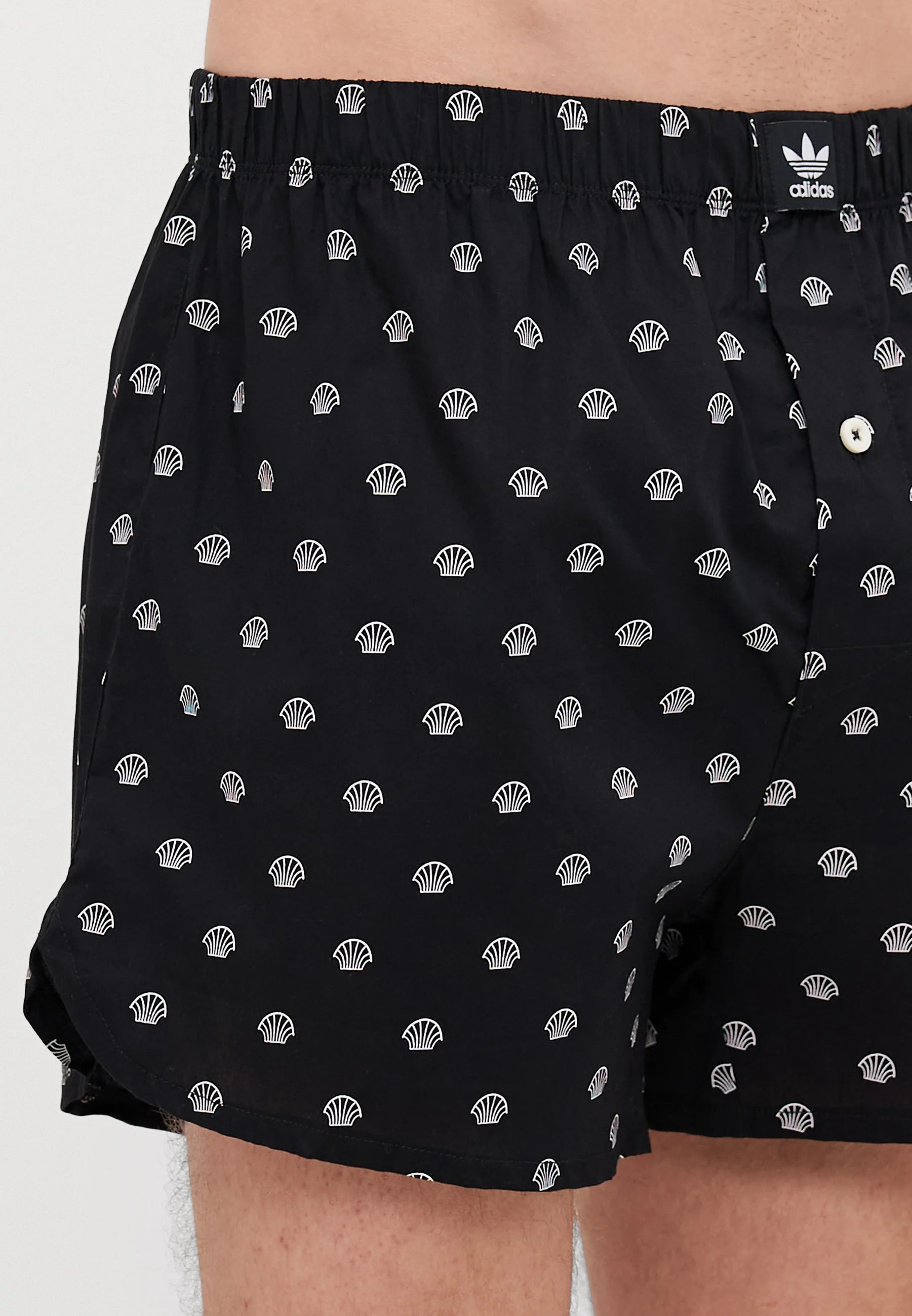 Adidas Originals 2 Pack Boxer Shorts – Black, White
