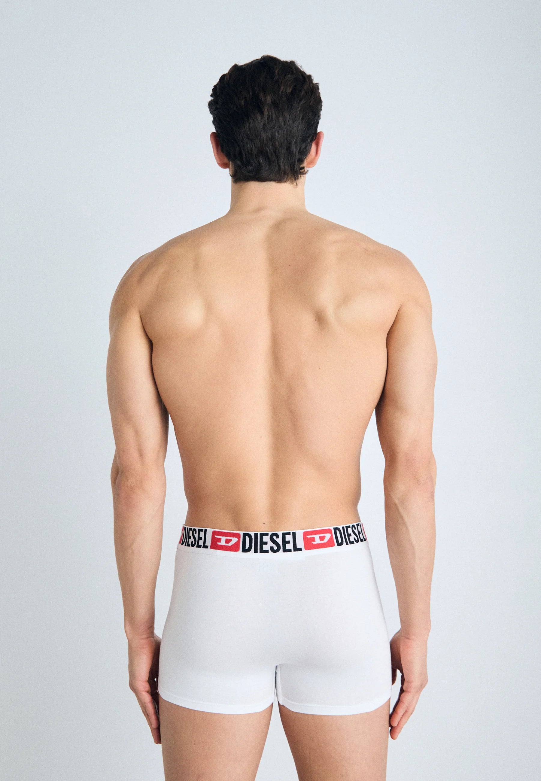 Diesel Damien Essential 5 Pack Trunks – Black, White, Grey