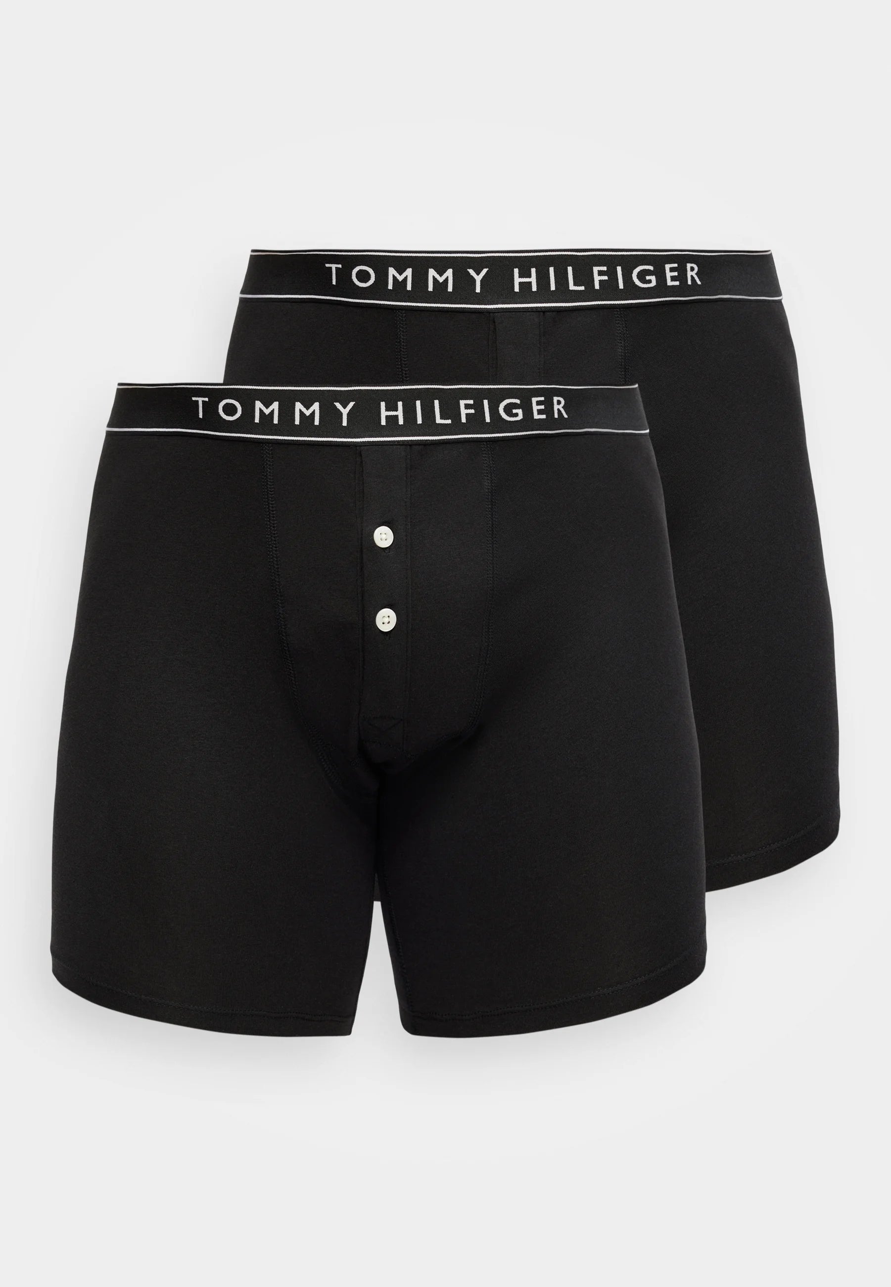 Tommy Hilfiger Everyday Essentials Button Fly Confezione da 2 boxer - Nero