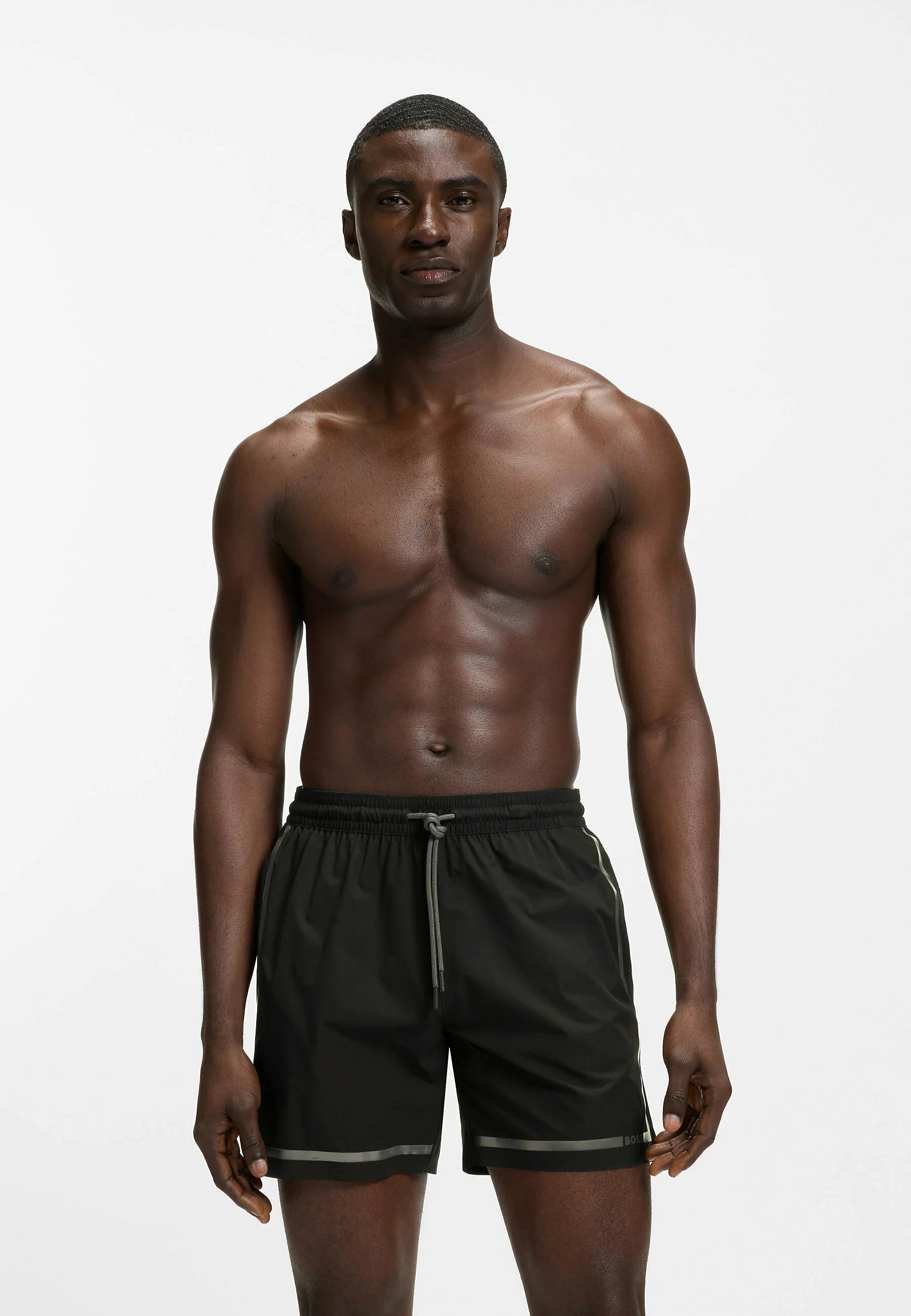 Plavecké šortky BOSS Vital Trunks – Black Two