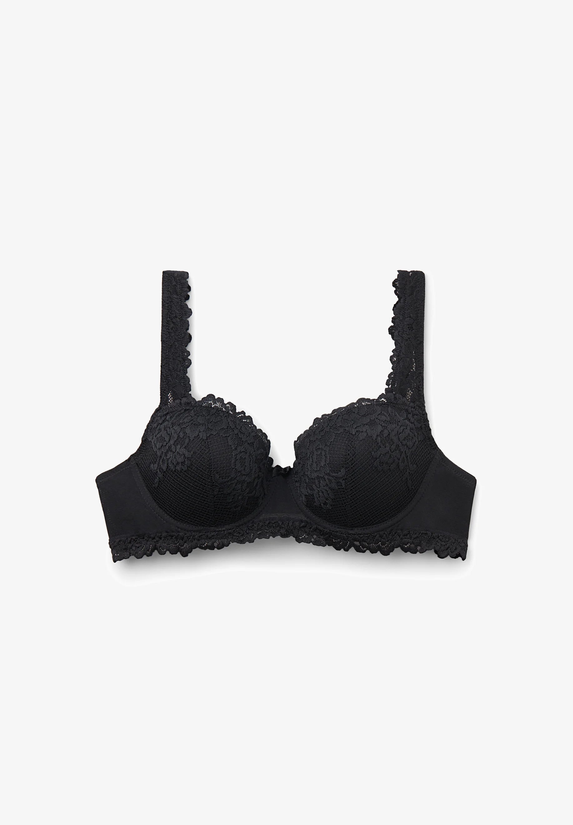 Intimissimi Pretty Flowers Sofia Balconette Underwire Bra – Black