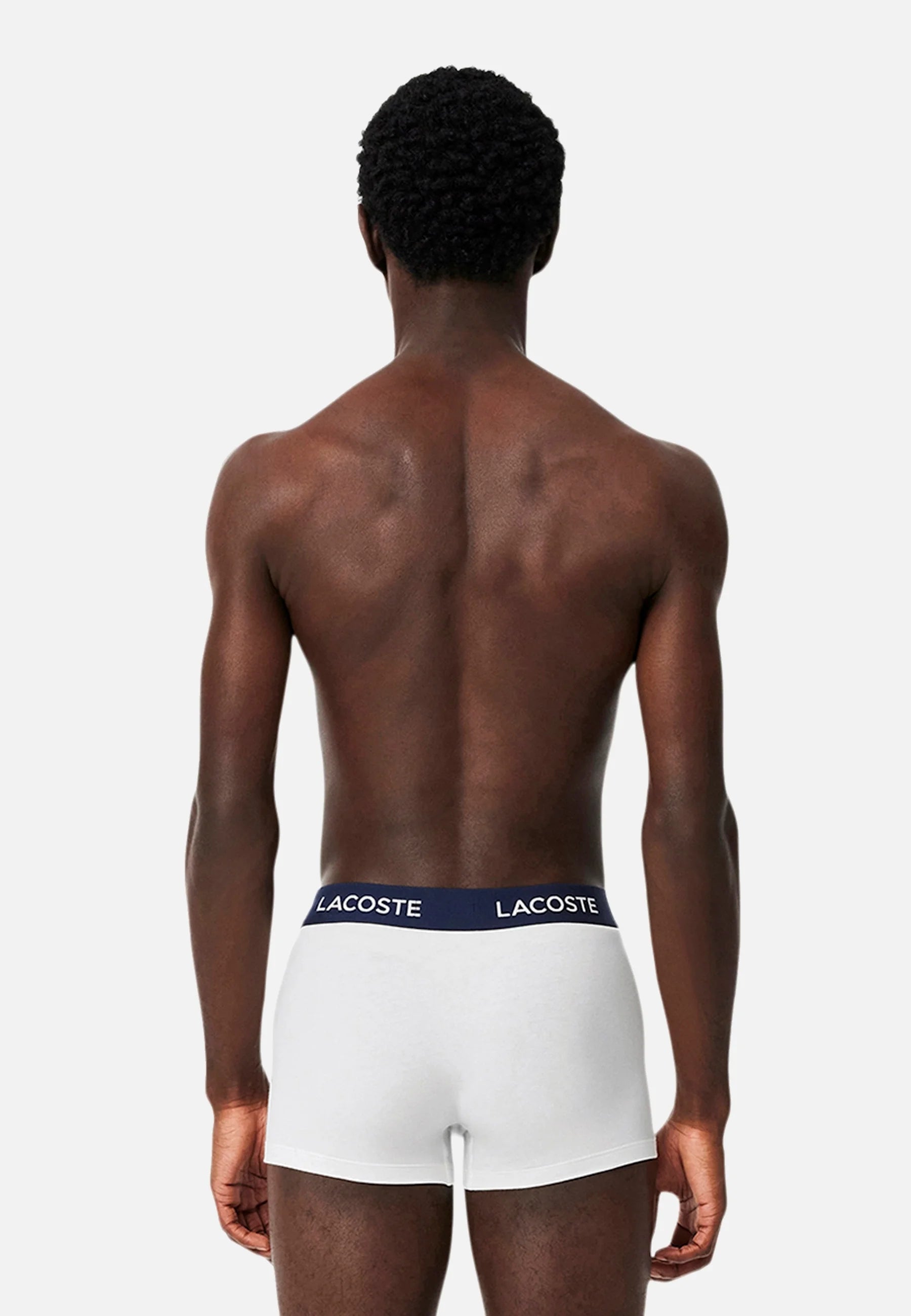 Lacoste 5er-Pack klassische Stretch-Unterhosen – Weiß