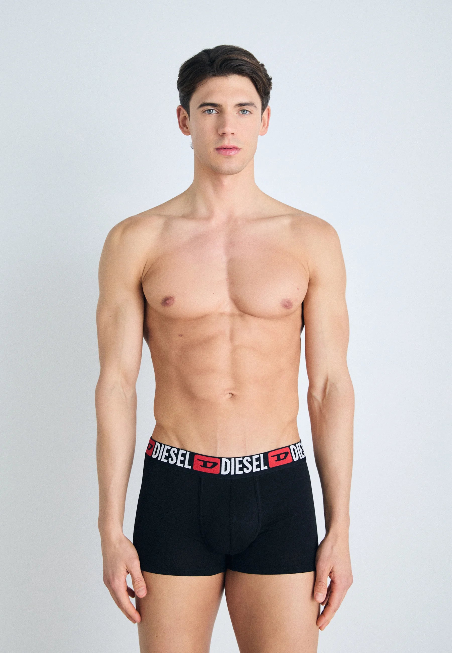 Diesel Damien Essential 5 Pack Trunks – Black, White, Grey