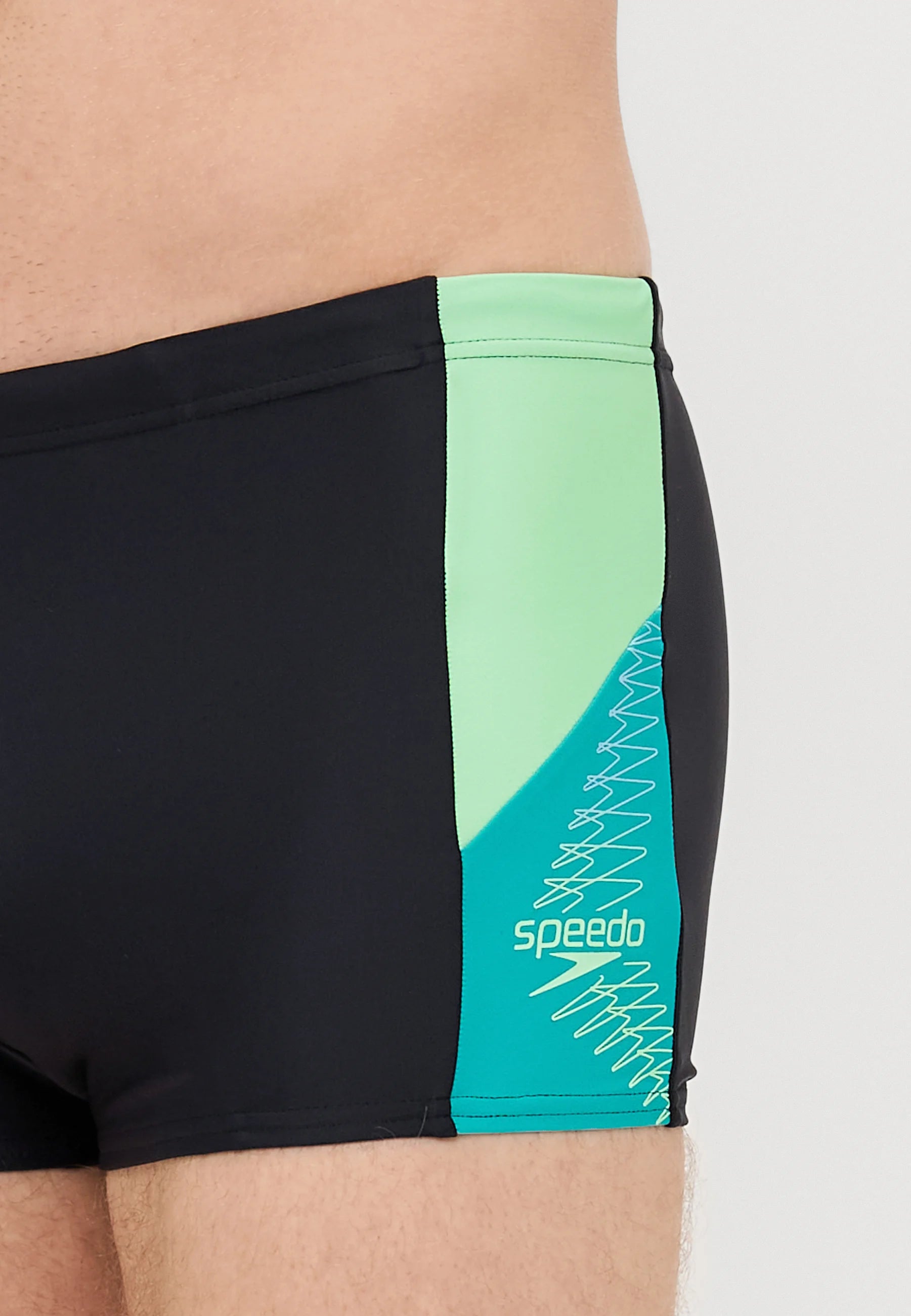 Speedo Dive Aquashort – Black, Turquoise Gem