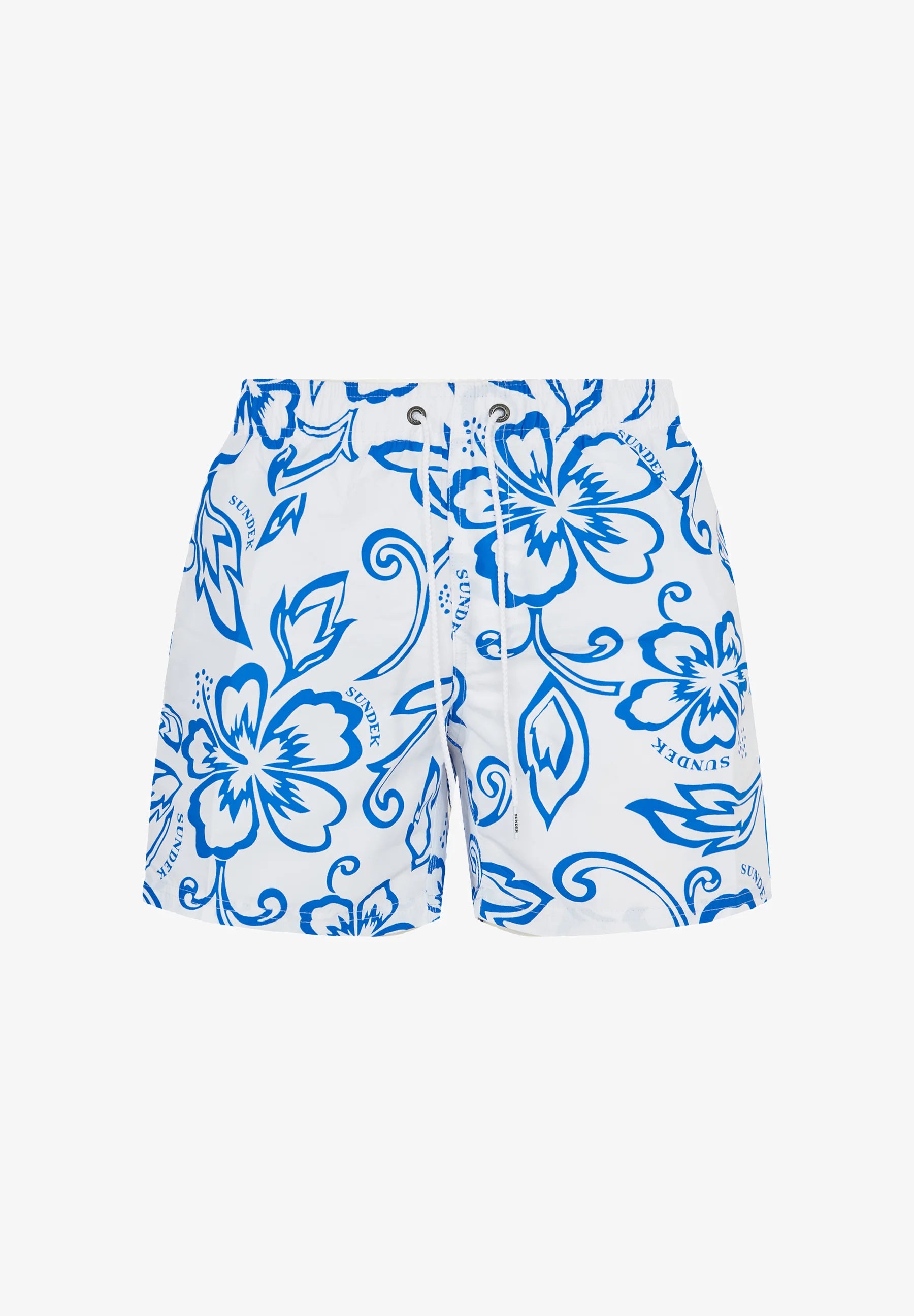 SUNDEK Boardshort Ibiscus Vintage Swim Shorts – Vintage White