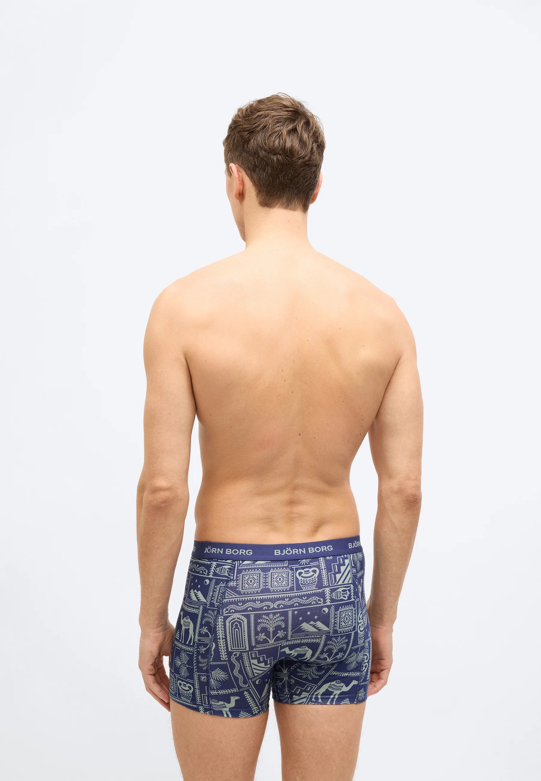 Björn Borg Lot de 5 boxers – Vert, Noir, Bleu