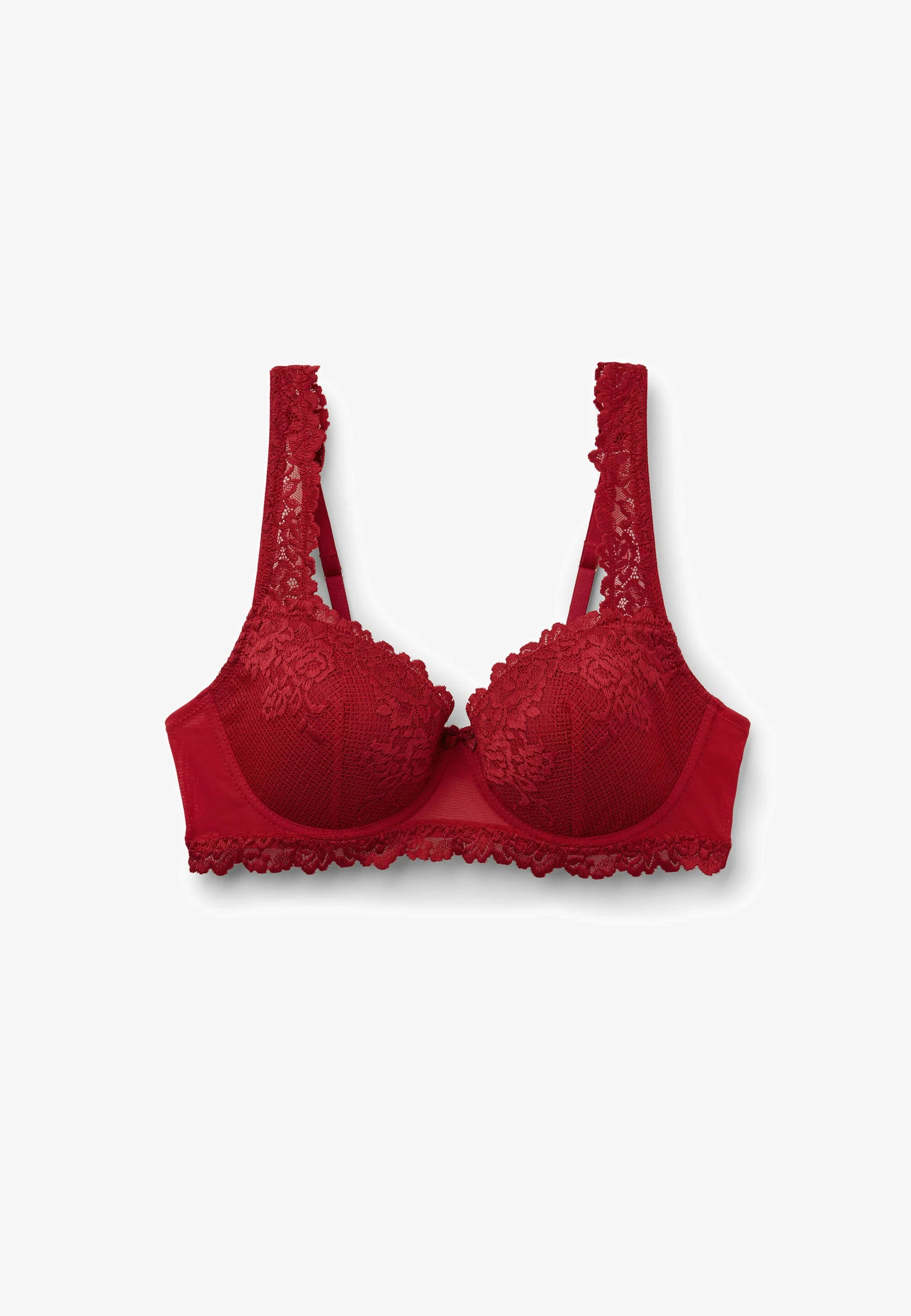 Intimissimi Pretty Flowers Sofia Balconette-Bügel-BH – Rot