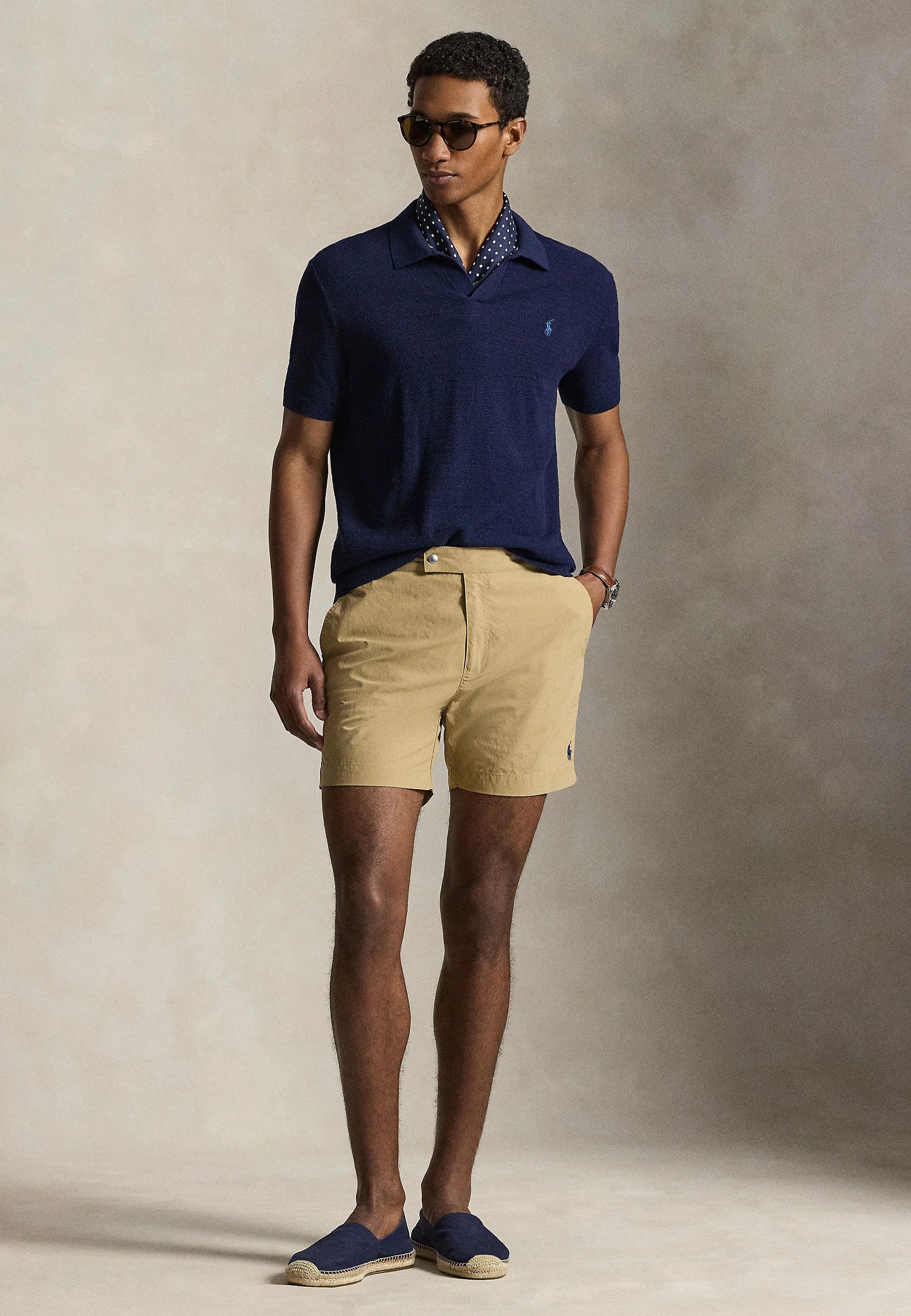 Plavecké šortky Polo Ralph Lauren Cafe Tan Monaco – Béžová