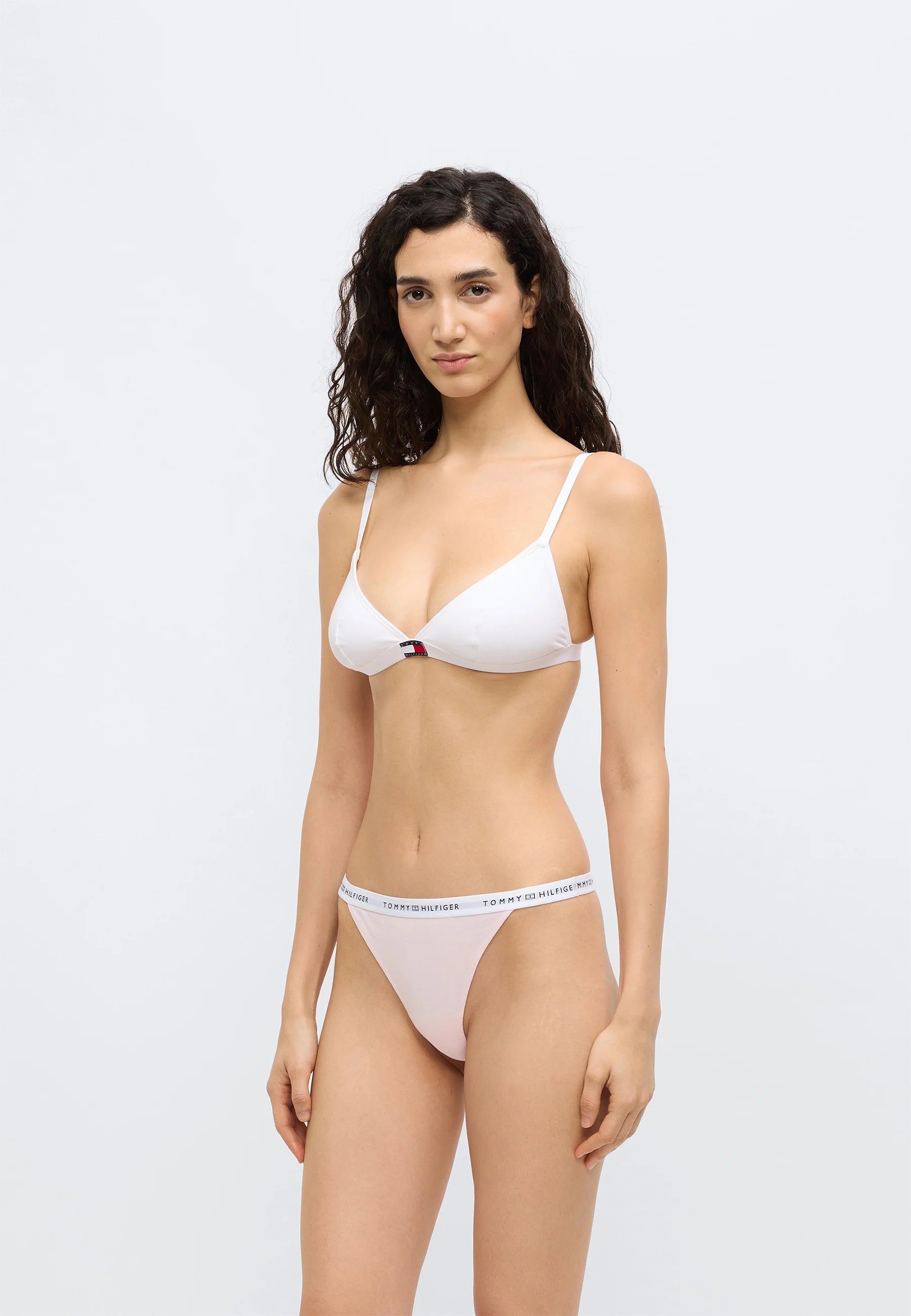 String avec ceinture à logo Tommy Hilfiger - Rose clair