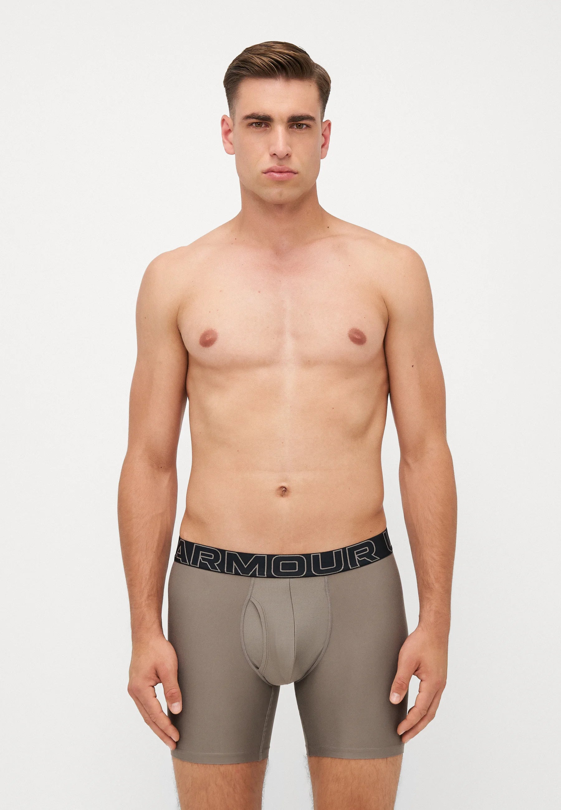 Under Armour Performance Trunks – 3 Pack – Taupe Dusk, Expedition Green, Black