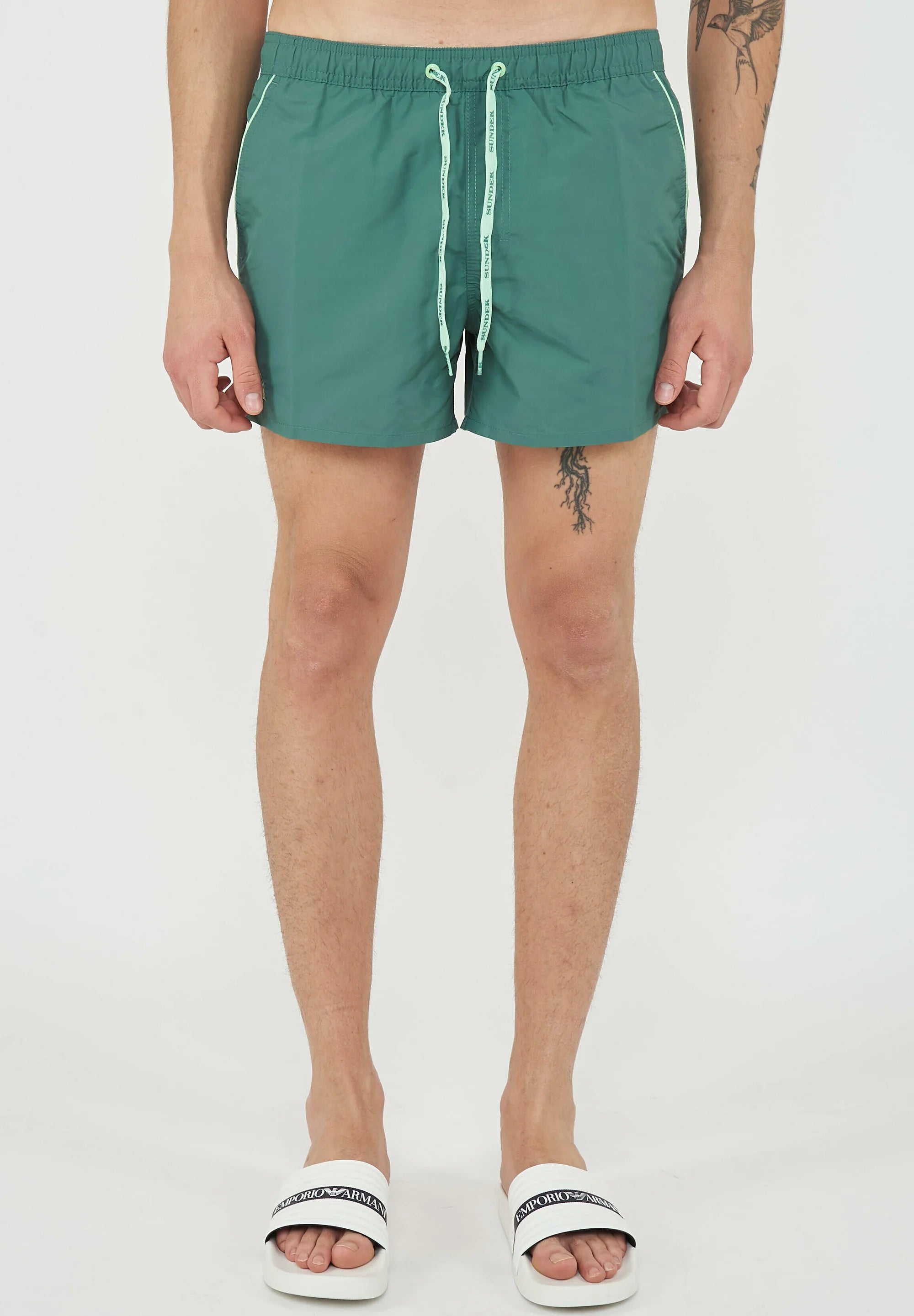 Short de bain SUNDEK Coltrane Board – Vert camouflage