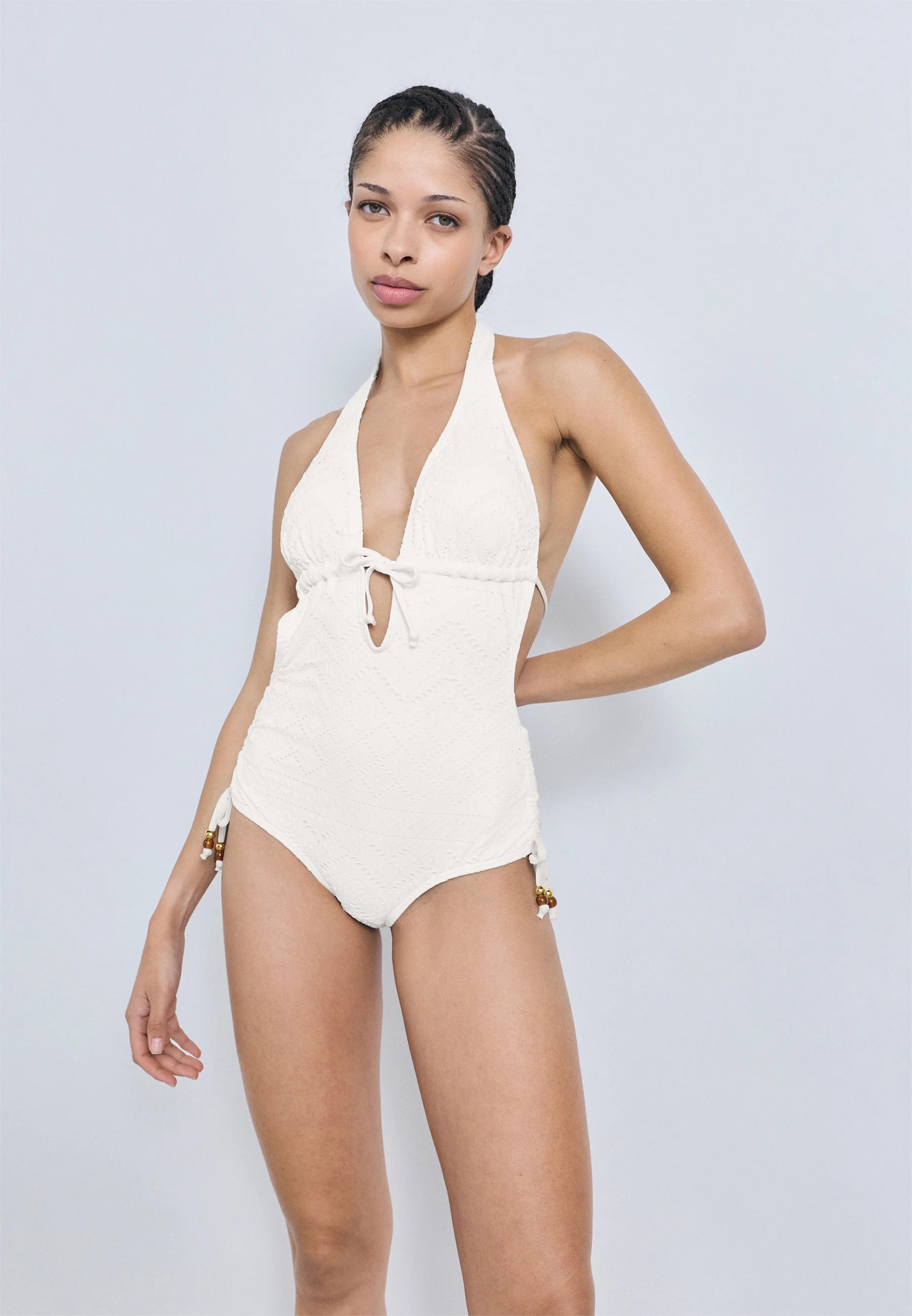 Maillot de bain LASCANA Young Omara – Crème