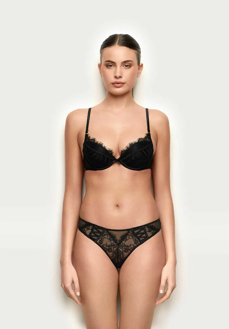 Yamamay Desire Brasilianischer Slip – Schwarz