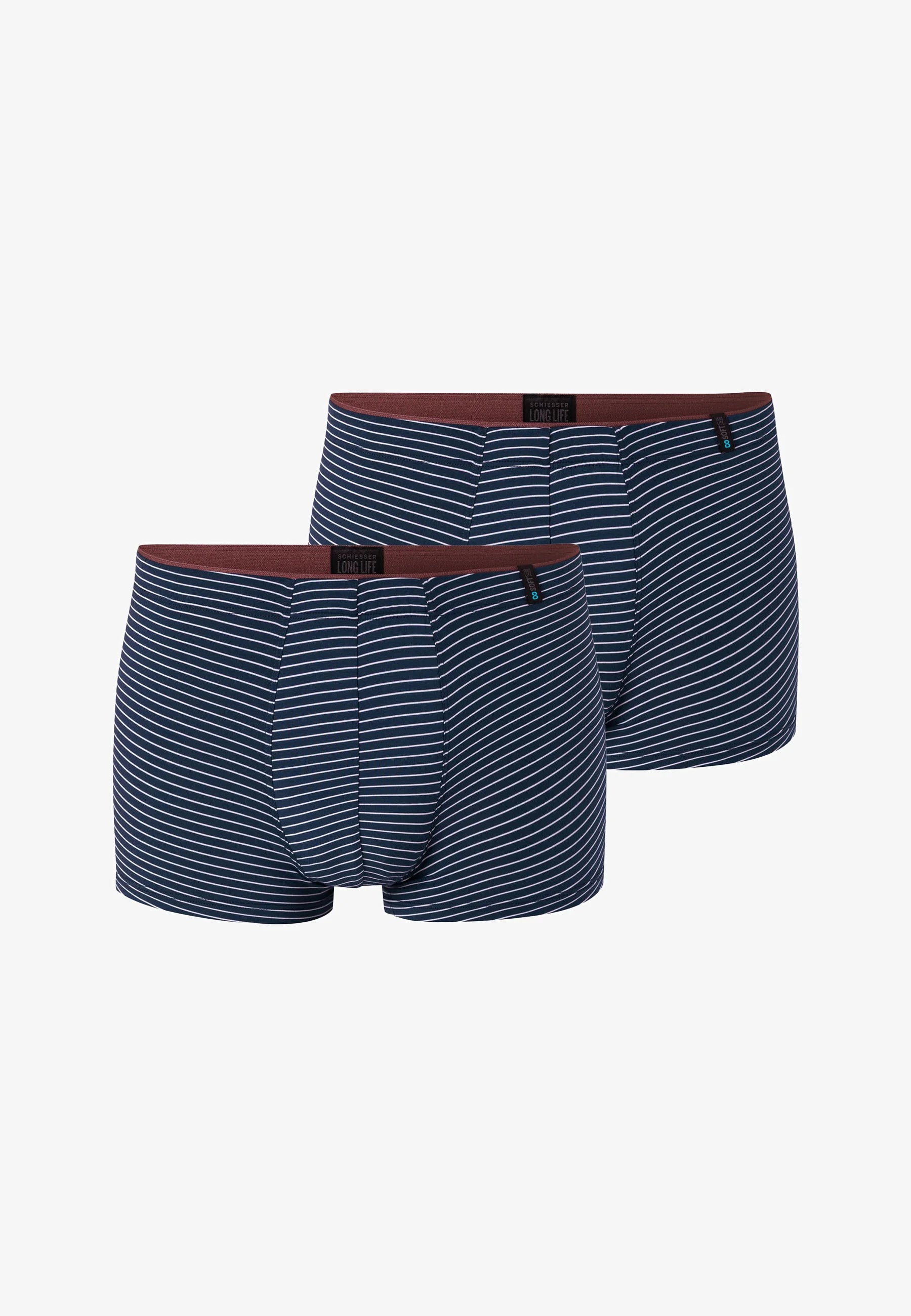 Schiesser Long Life Soft Trunks 2 Pack – Admiral