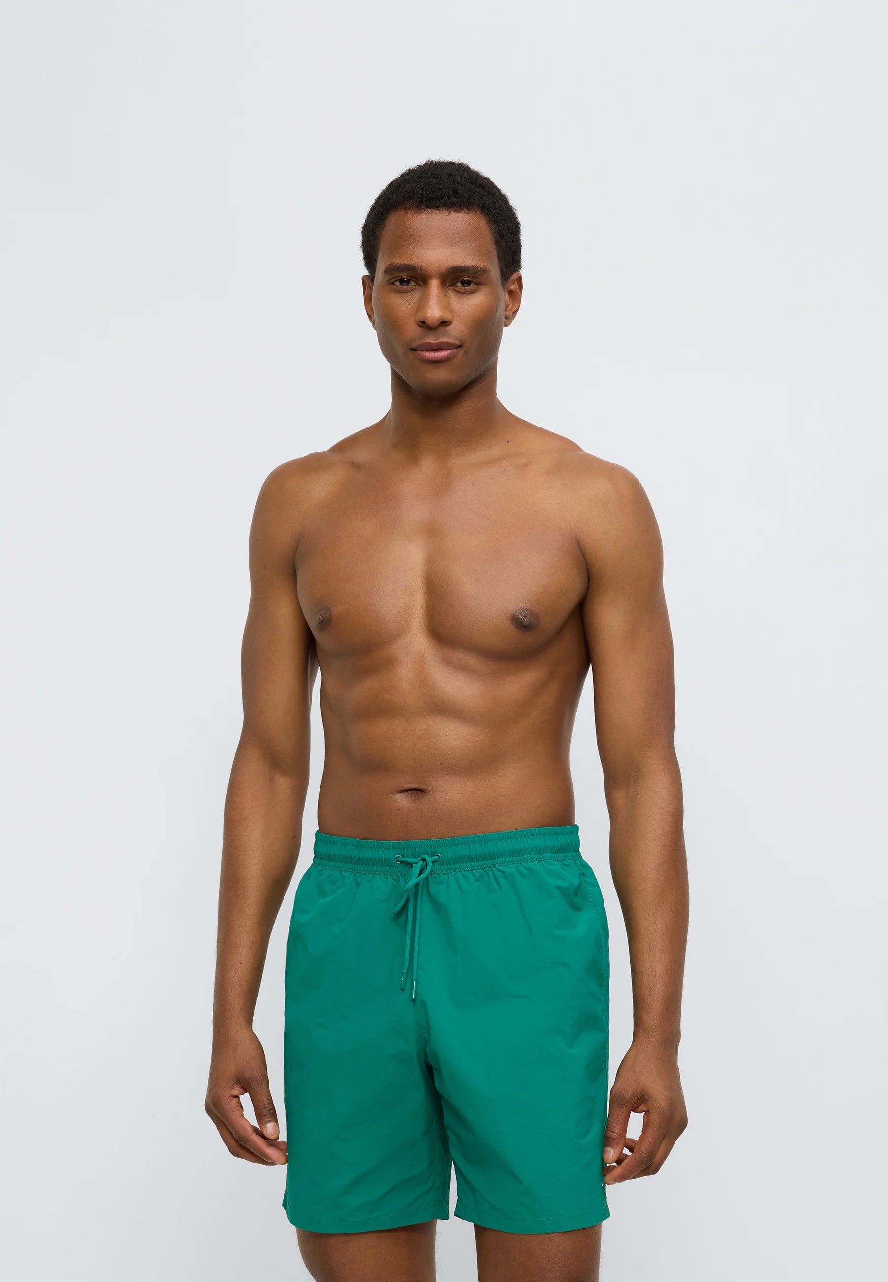 Plavecké šortky Tommy Hilfiger Flag – Rainforest Emerald