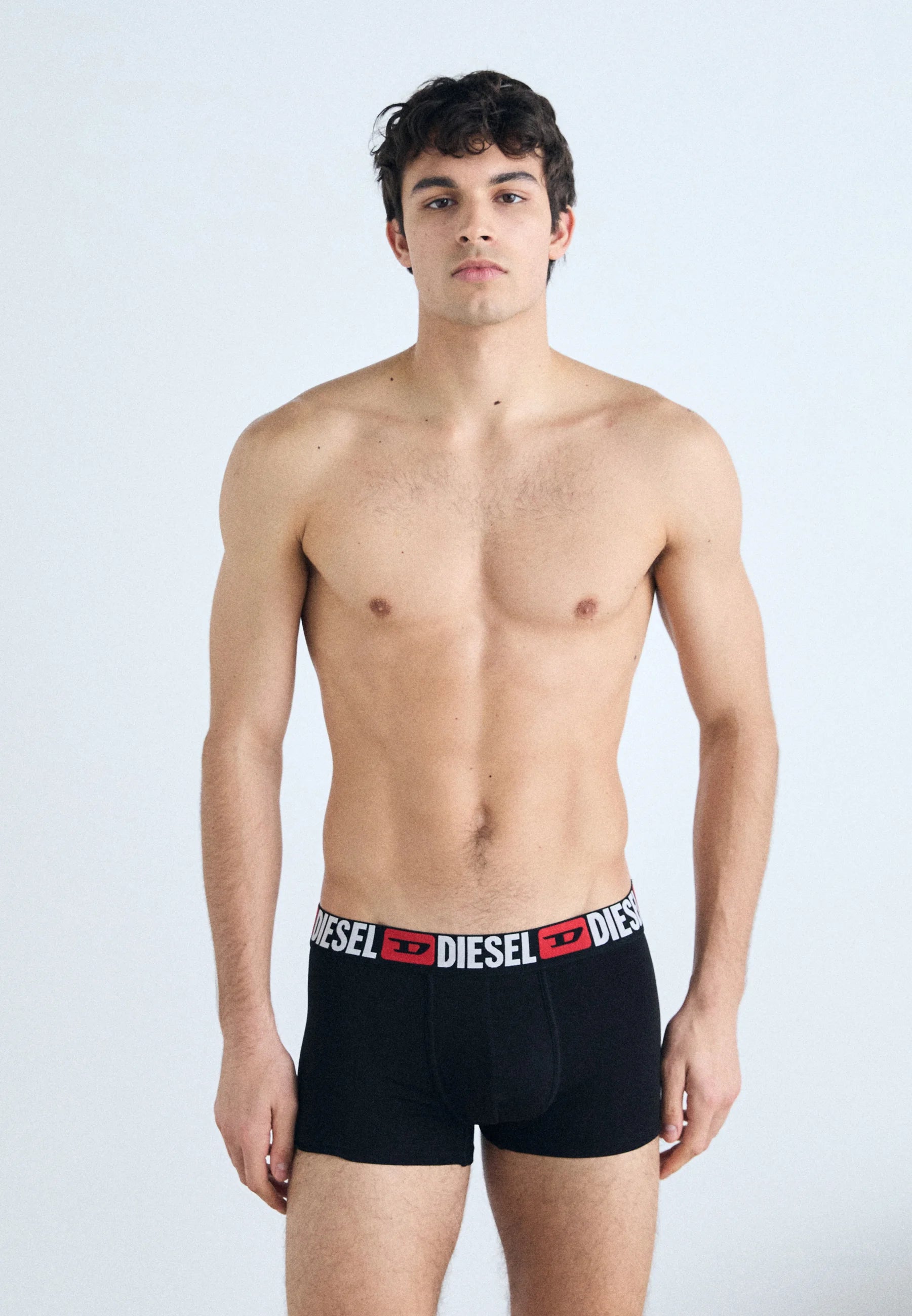 Diesel Damien Threepack 3 Pack Trunks – Black, Grey, White