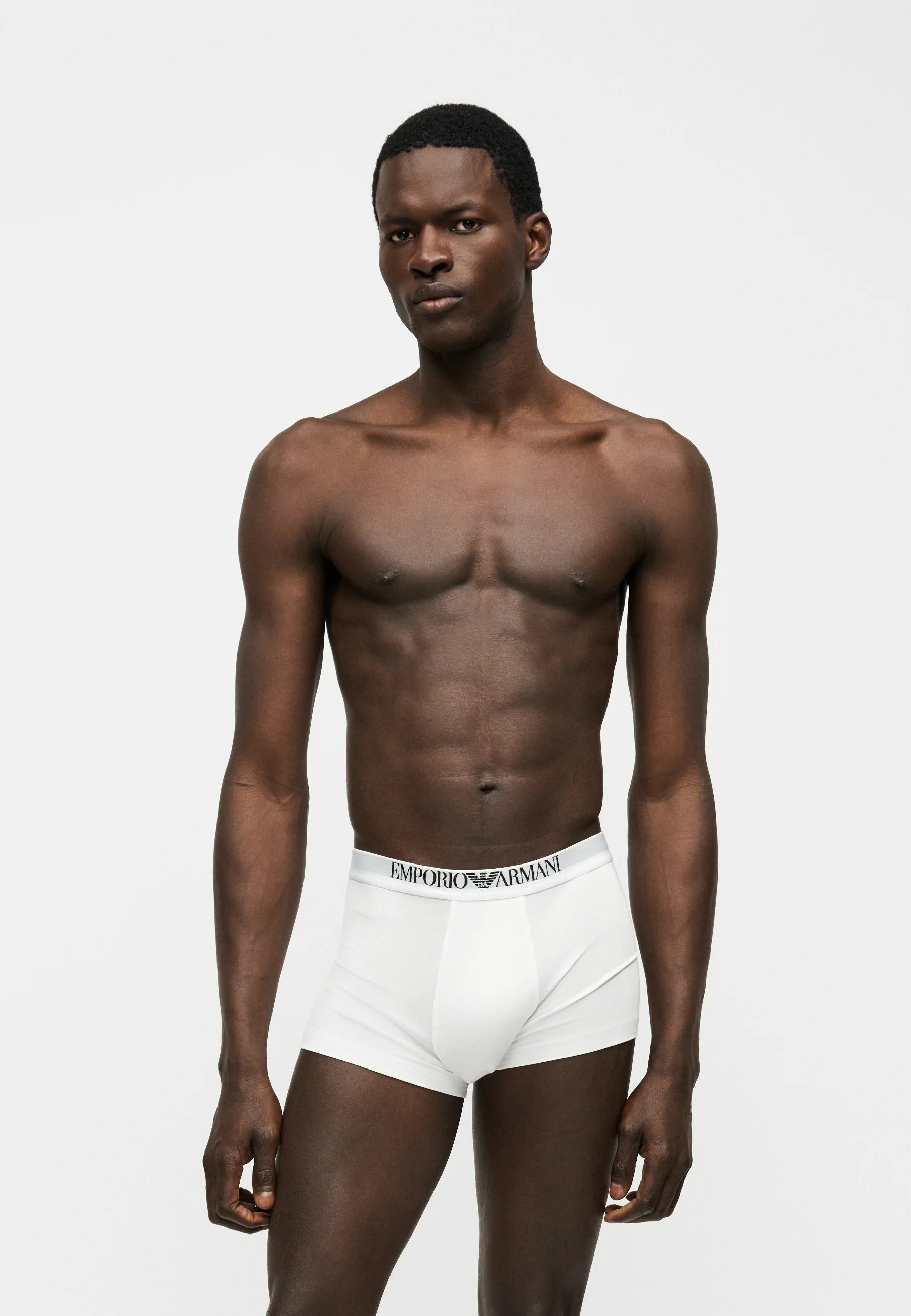 Emporio Armani Trunks 2 Pack – White, Black