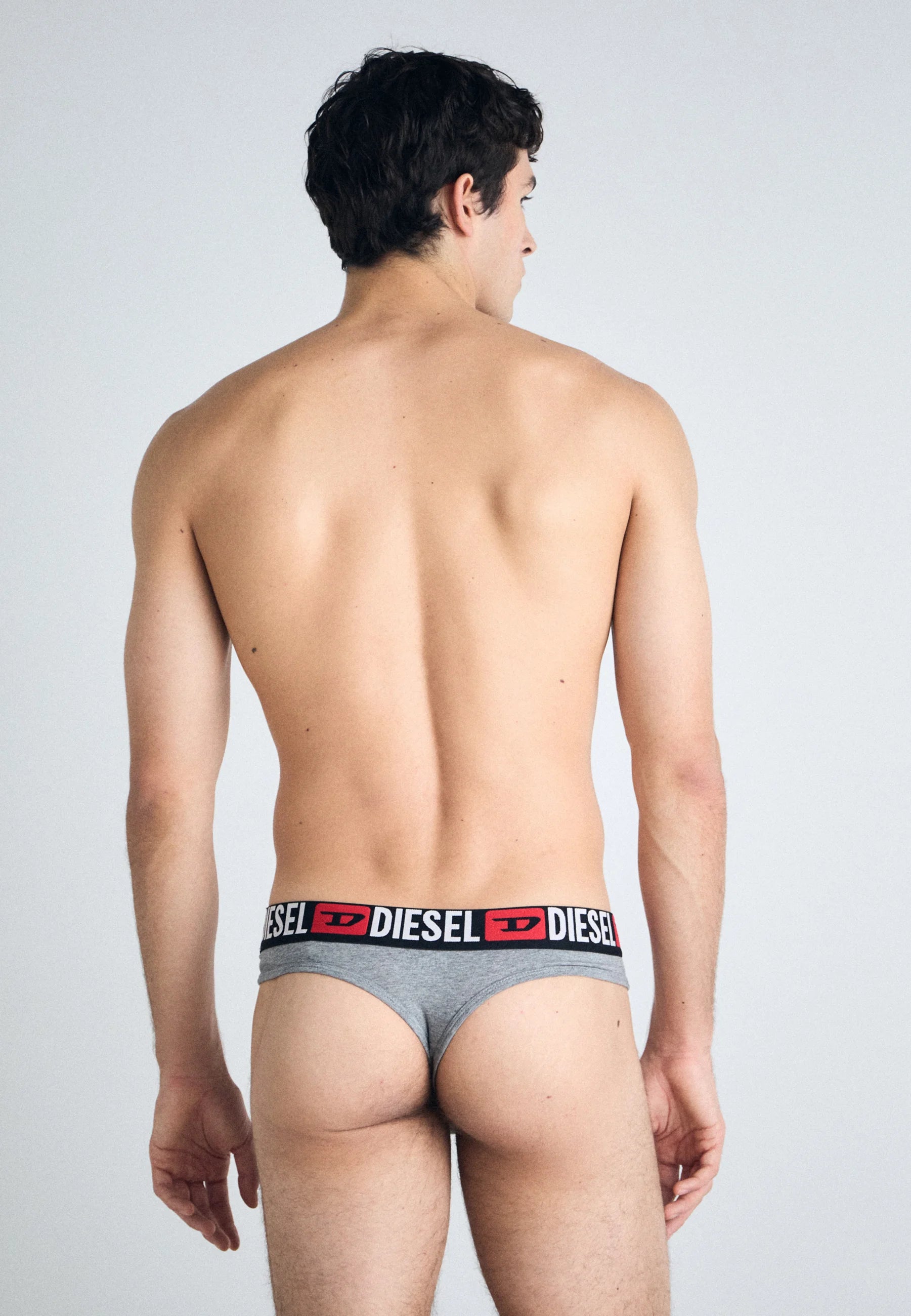 Diesel Rick Core Confezione da 3 perizoma: nero, grigio, rosso