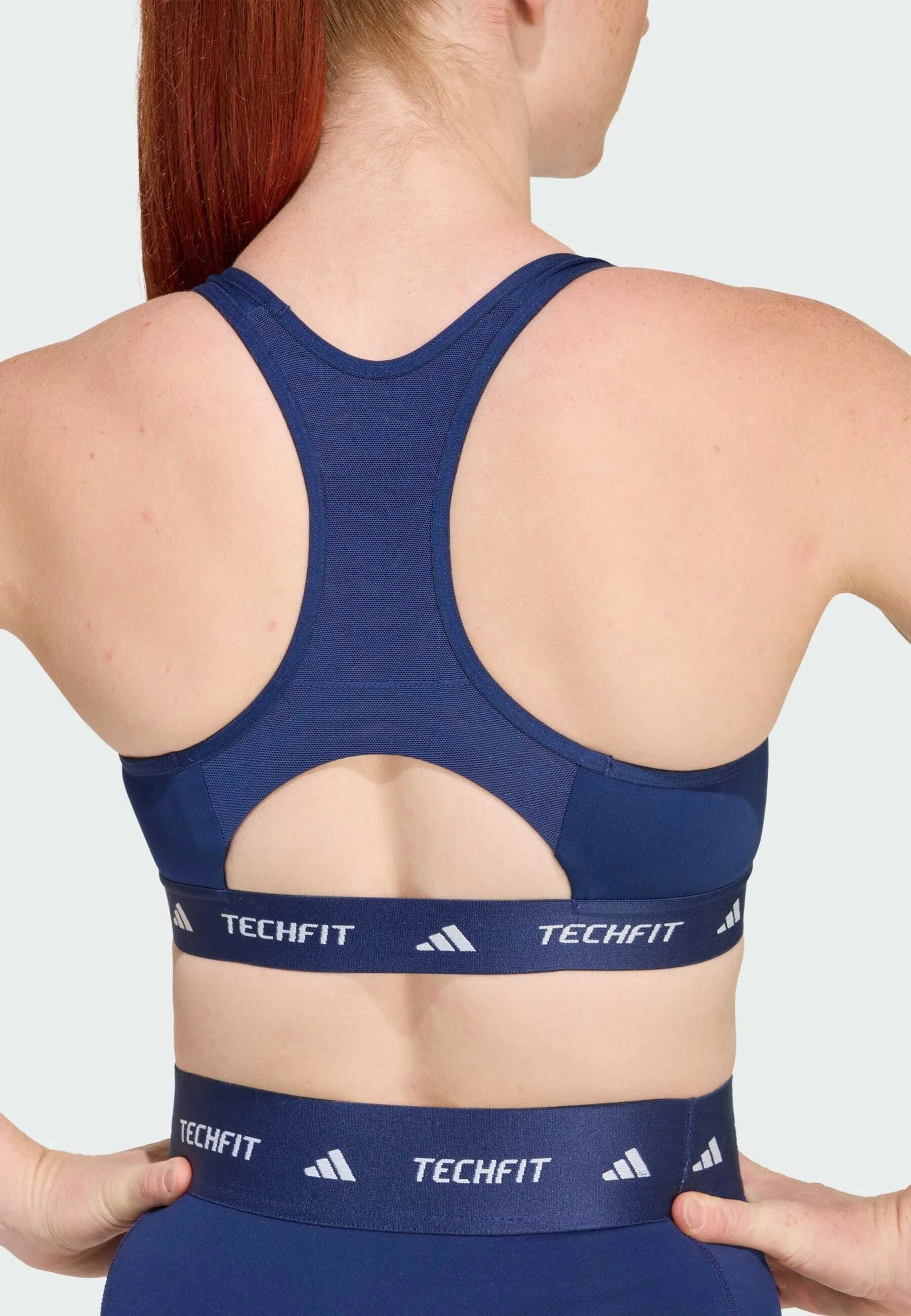 Reggiseno a sostegno medio Adidas Performance Techfit - Blu scuro