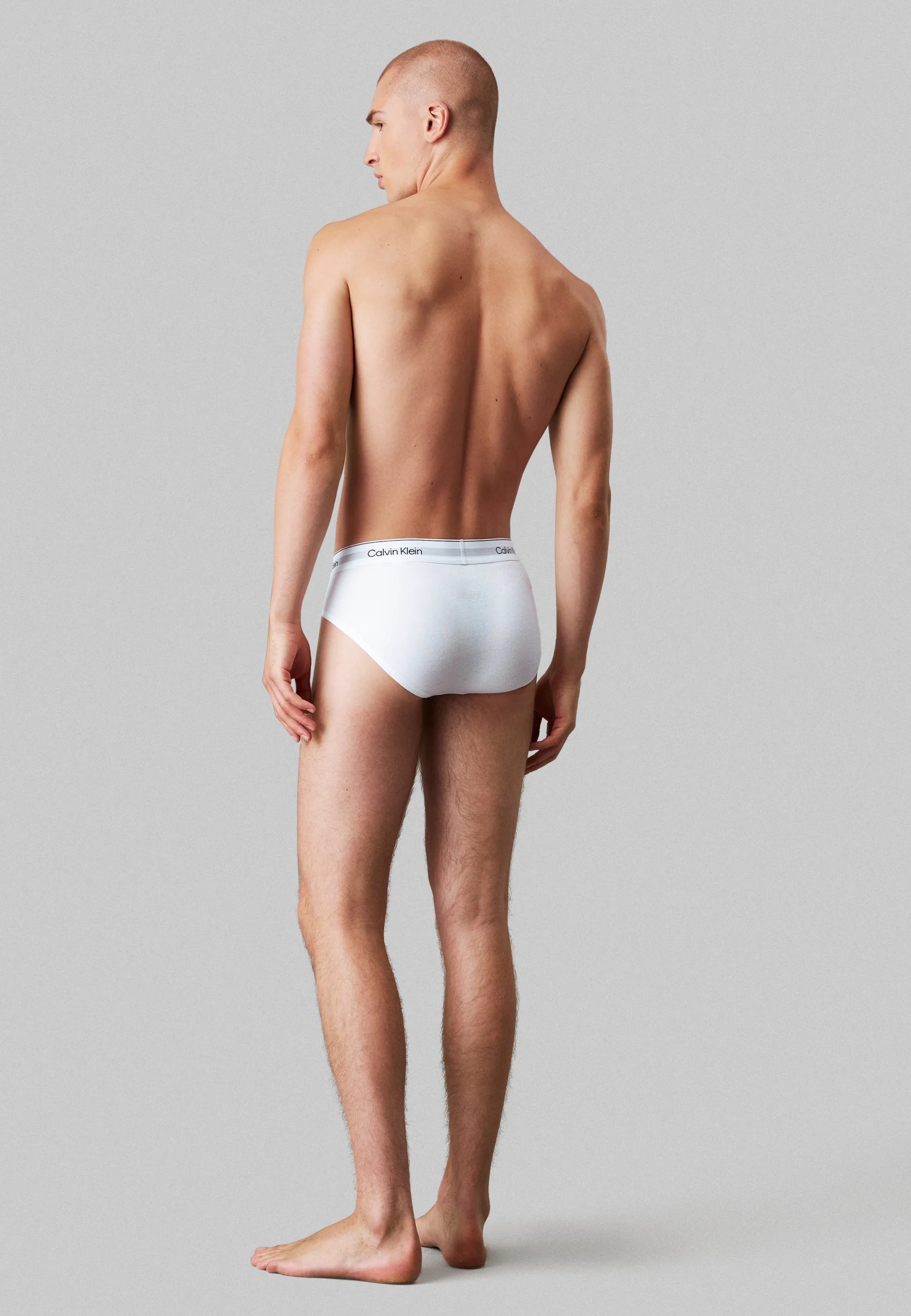 Calvin Klein Icon Cotton Stretch Hip Briefs – 3 Pack – White