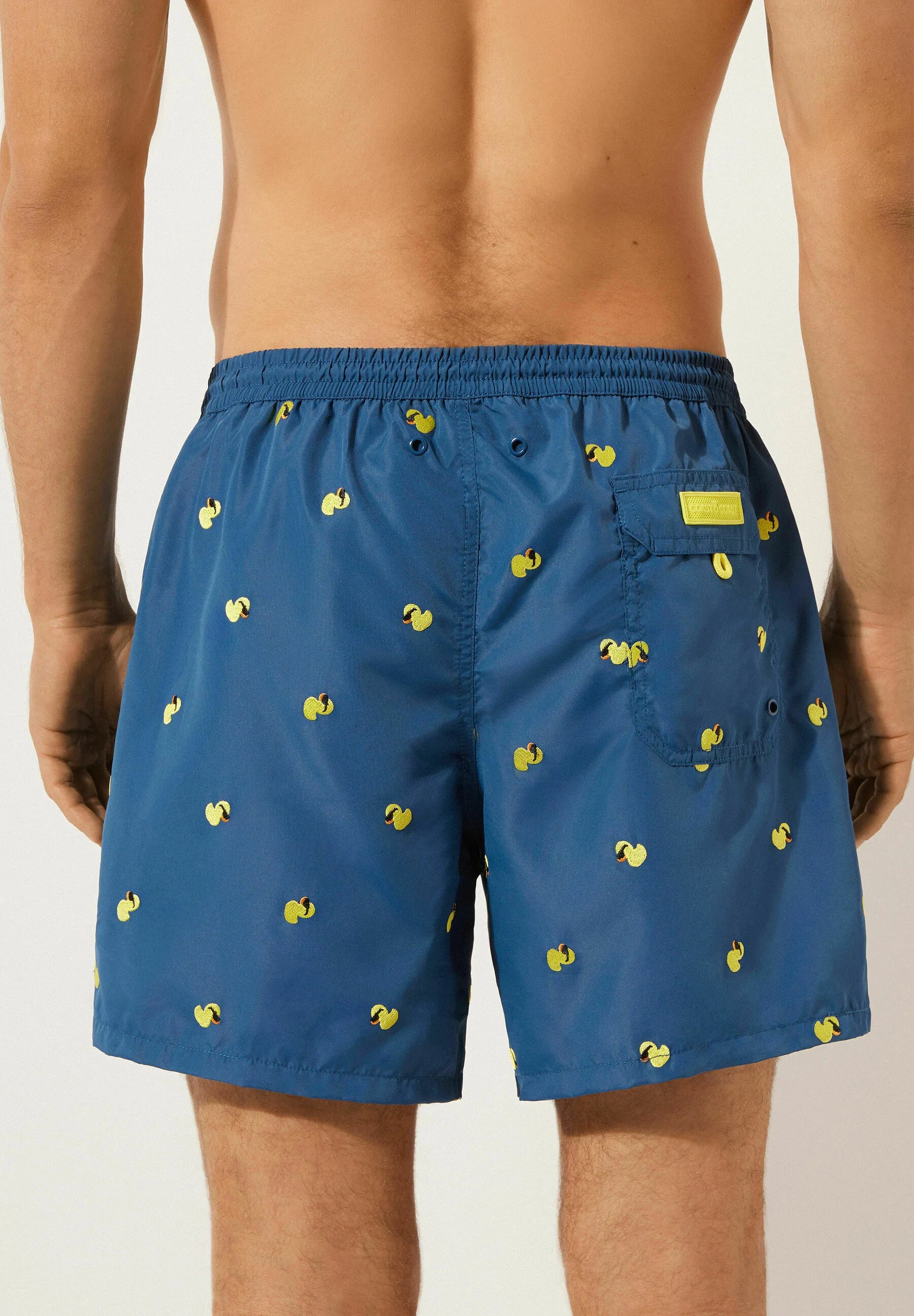 Calzedonia Formentera Patterned Print Swim Shorts – Yellow Duck
