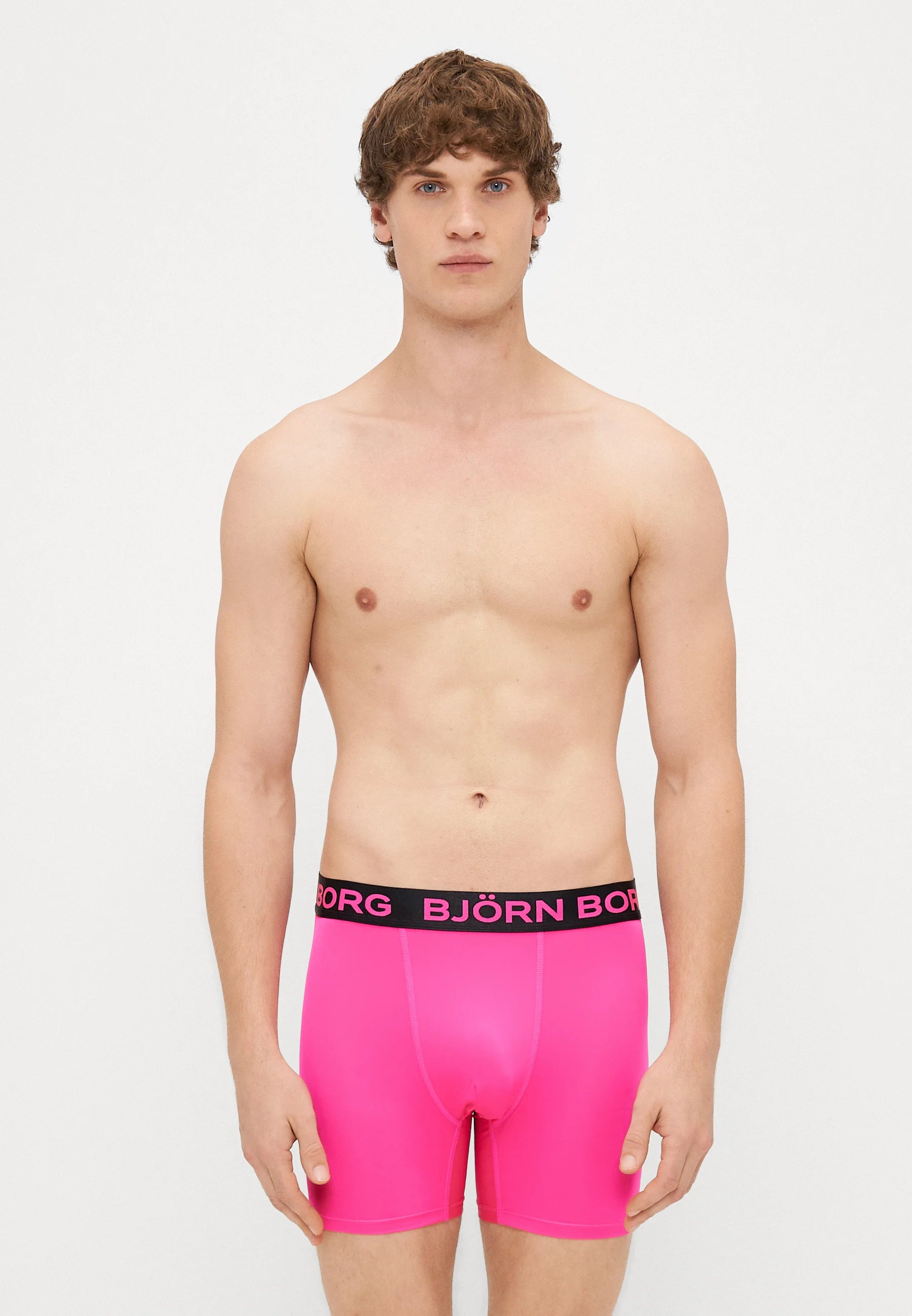 Björn Borg Sports 5 Pack Boxer Briefs – Pink, Blue, Black, Olive